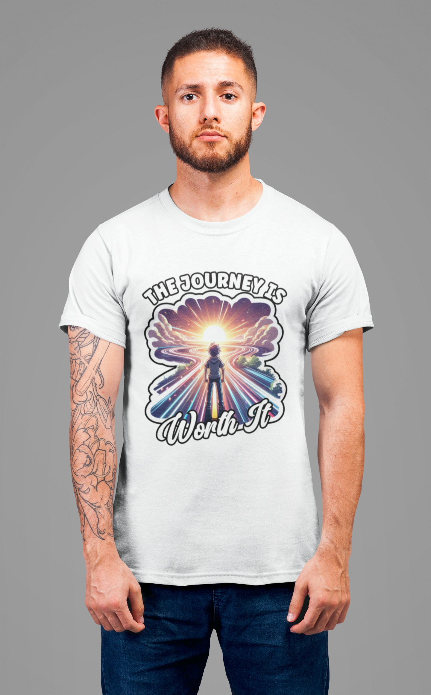 The Journey Is Worth It | Inspirational Adventure & Motivation T-Shirt