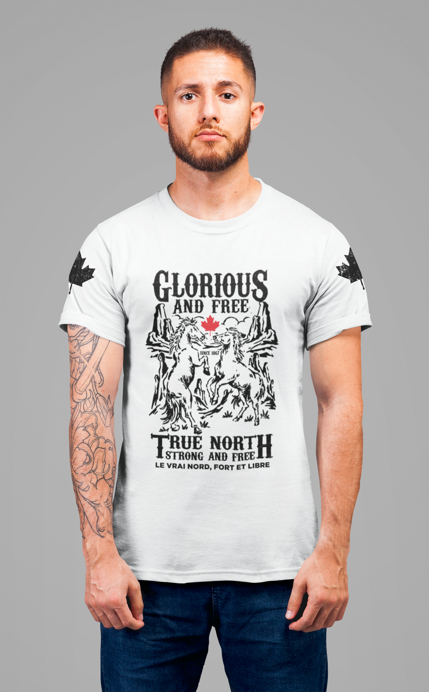 Canada Canadian Horse True North T-Shirt
