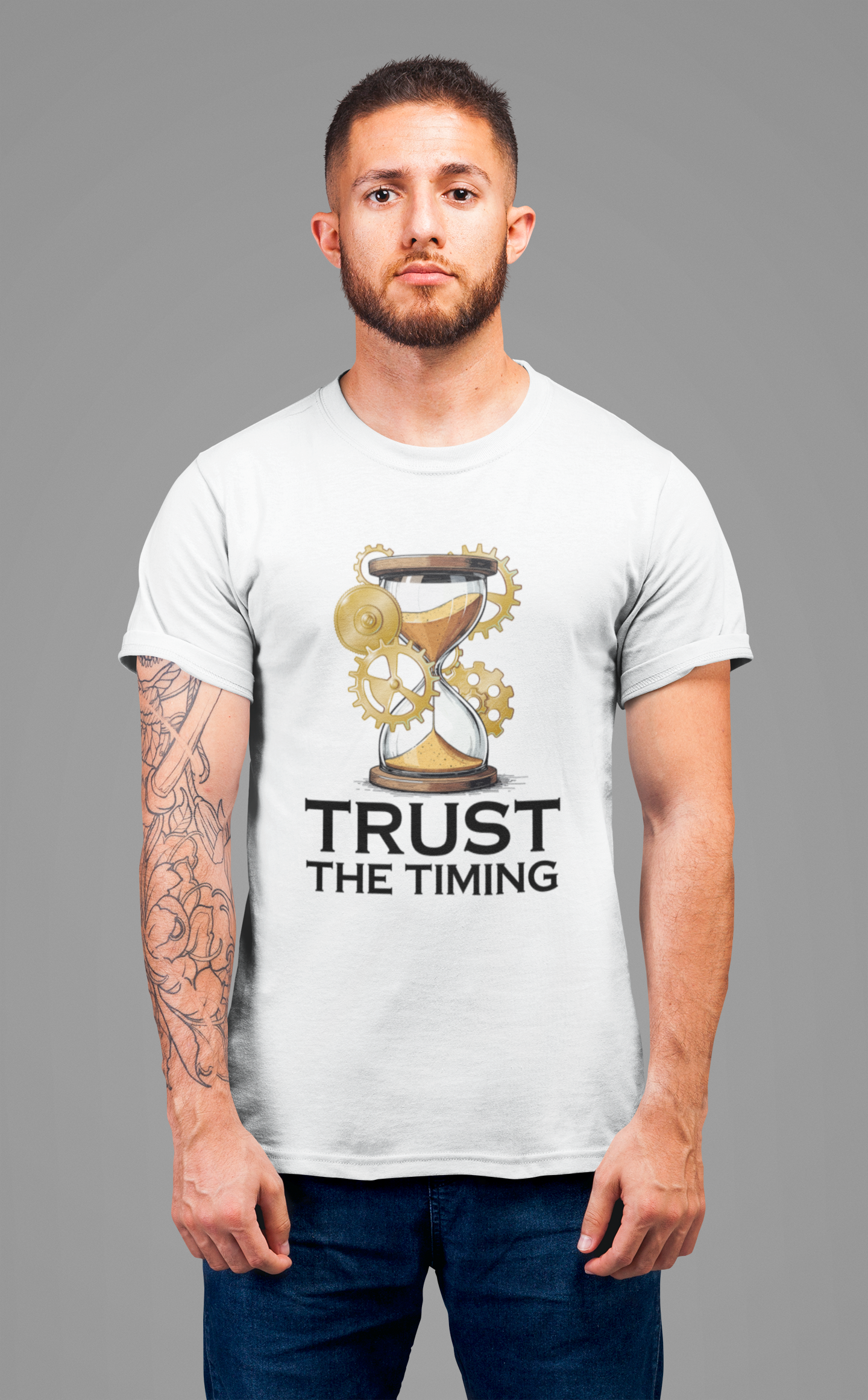 Trust the Timing Manifestation Tee for People Who Know the Universe Is on Schedule Even When Their Plans Feel Slightly Delayed