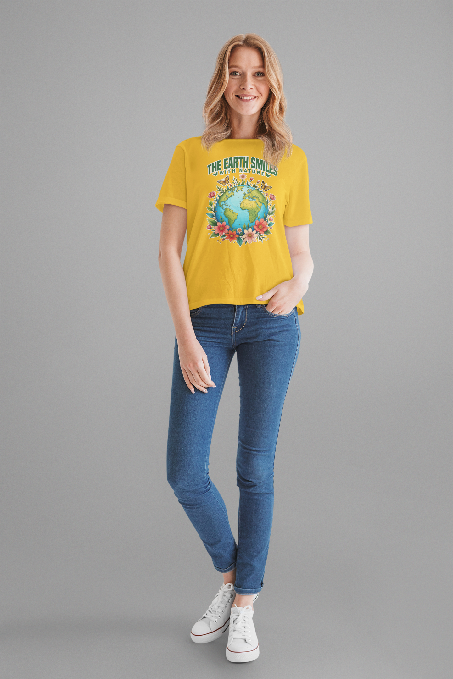 The Earth Smiles In Flowers Shirt, Nature Inspired Floral Tee, Earth Day Garden T Shirt, Botanical Art Apparel, Bloom With Nature Top