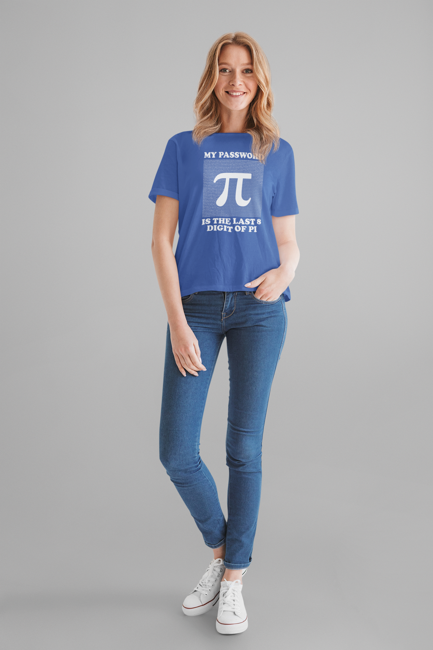 Math Humor T-Shirt – Last 8 Digits of Pi Password Joke