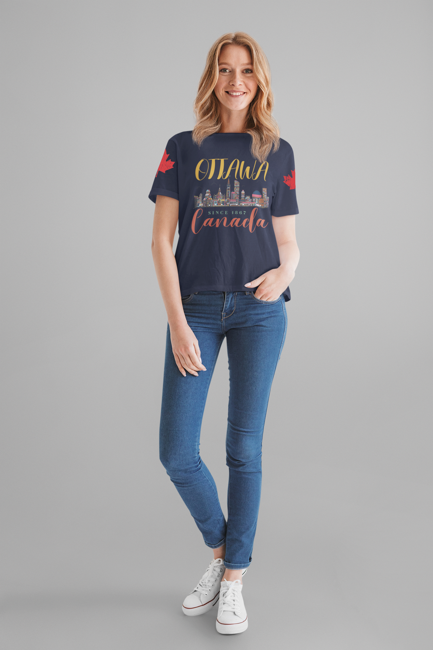 Ottawa Canada Skyline Since 1867 T-Shirt