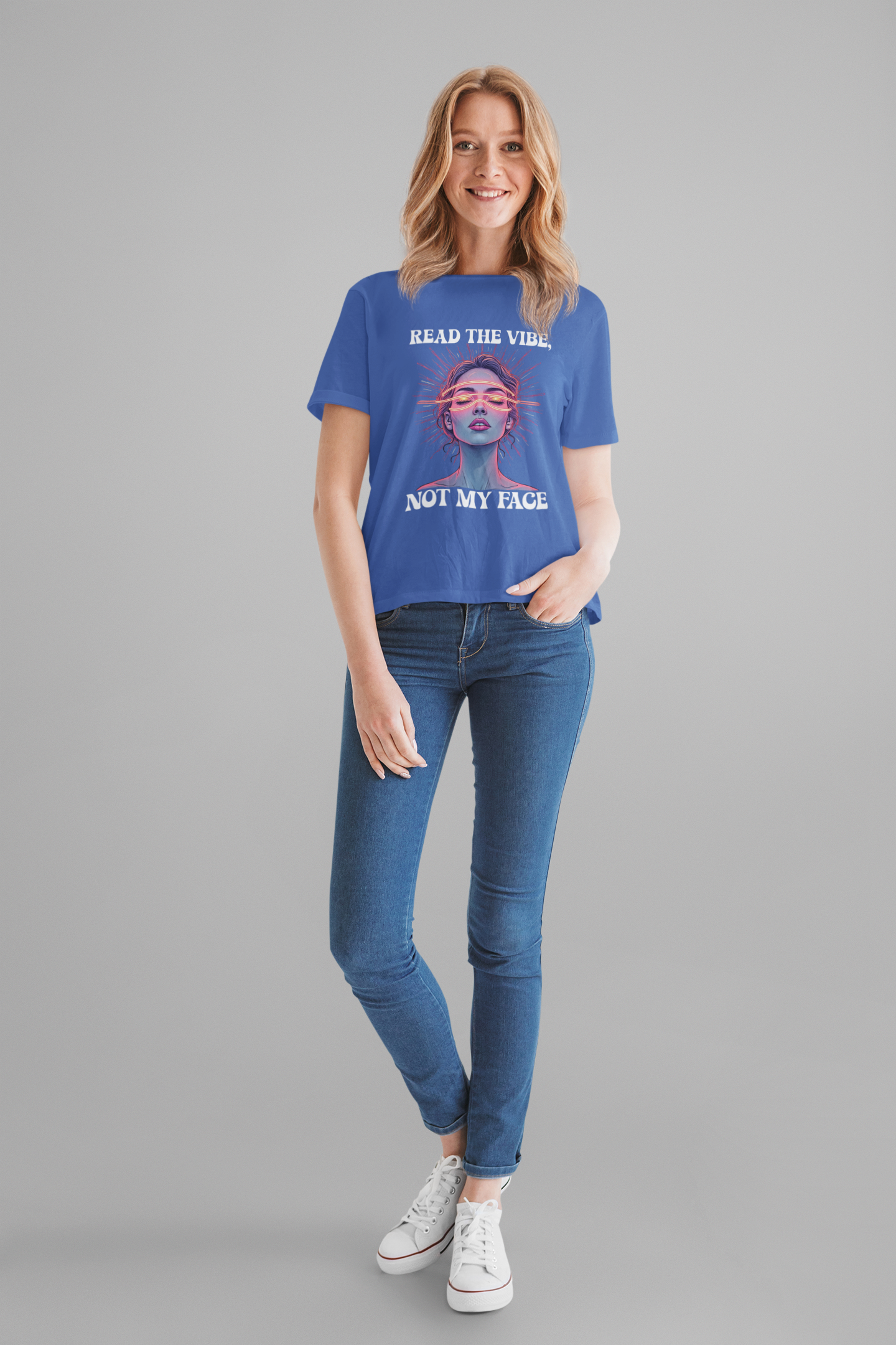 Read the Mind, Not My Face – Inviting to Look Deeper than What’s Visible Graphic T-Shirt