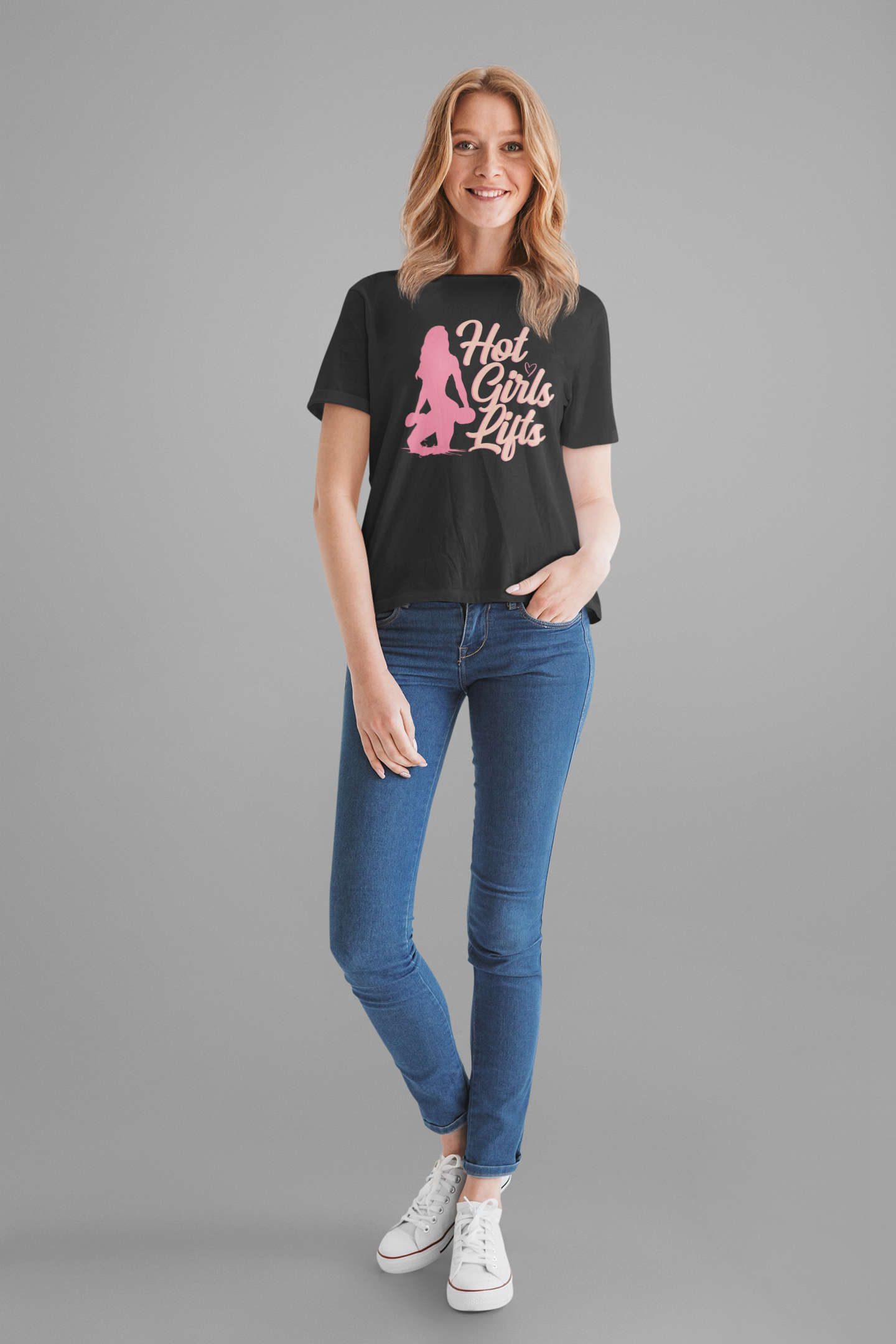 Hot Girl Lifting - Strong Women’s Fitness T-Shirt