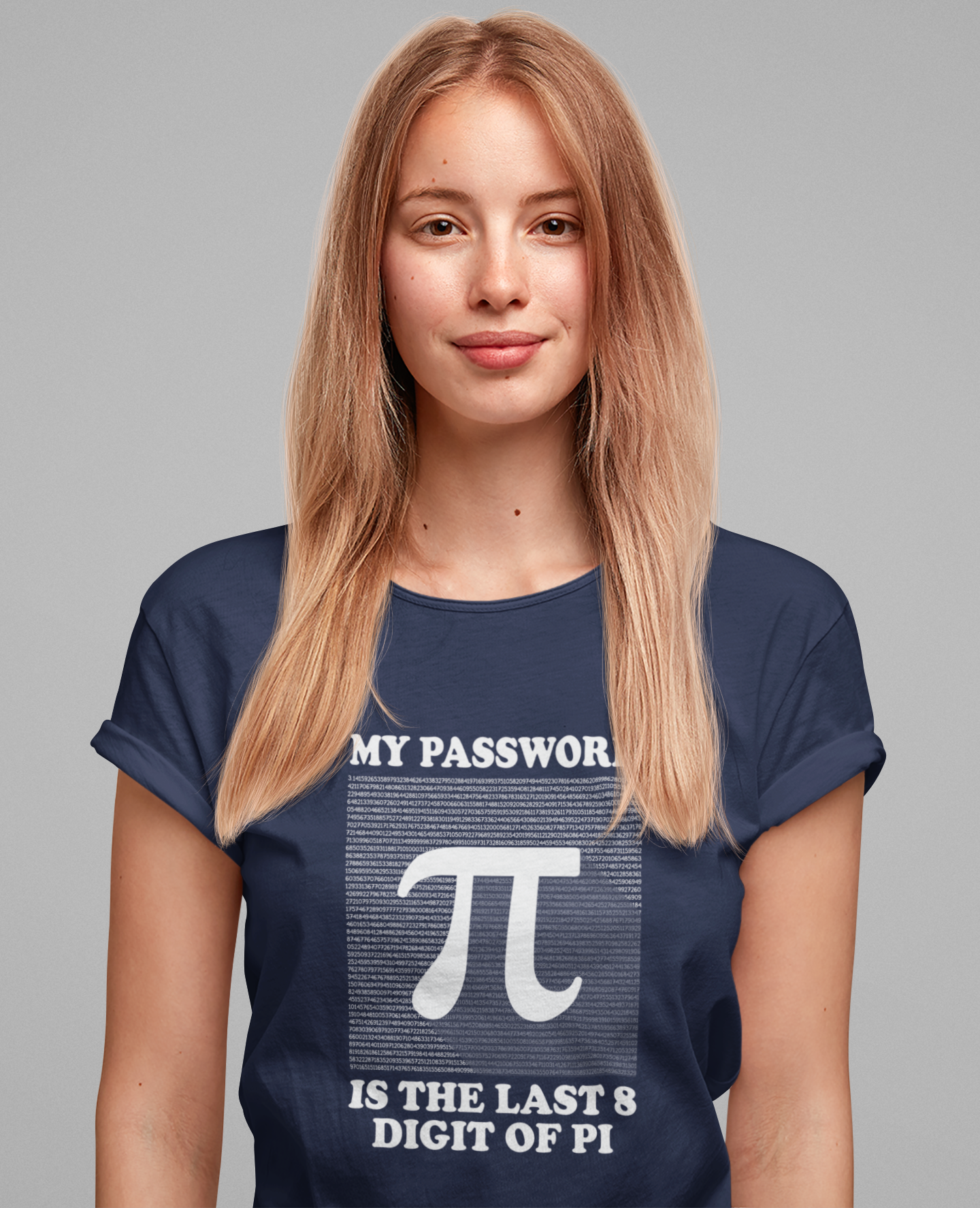 Math Humor T-Shirt – Last 8 Digits of Pi Password Joke