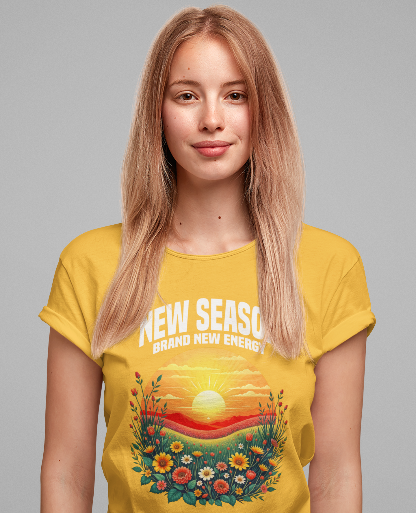 New Season New Energy Tee, Fresh Start Shirt, Spring Reset Top, Personal Growth Tee, Motivational Mood Tee