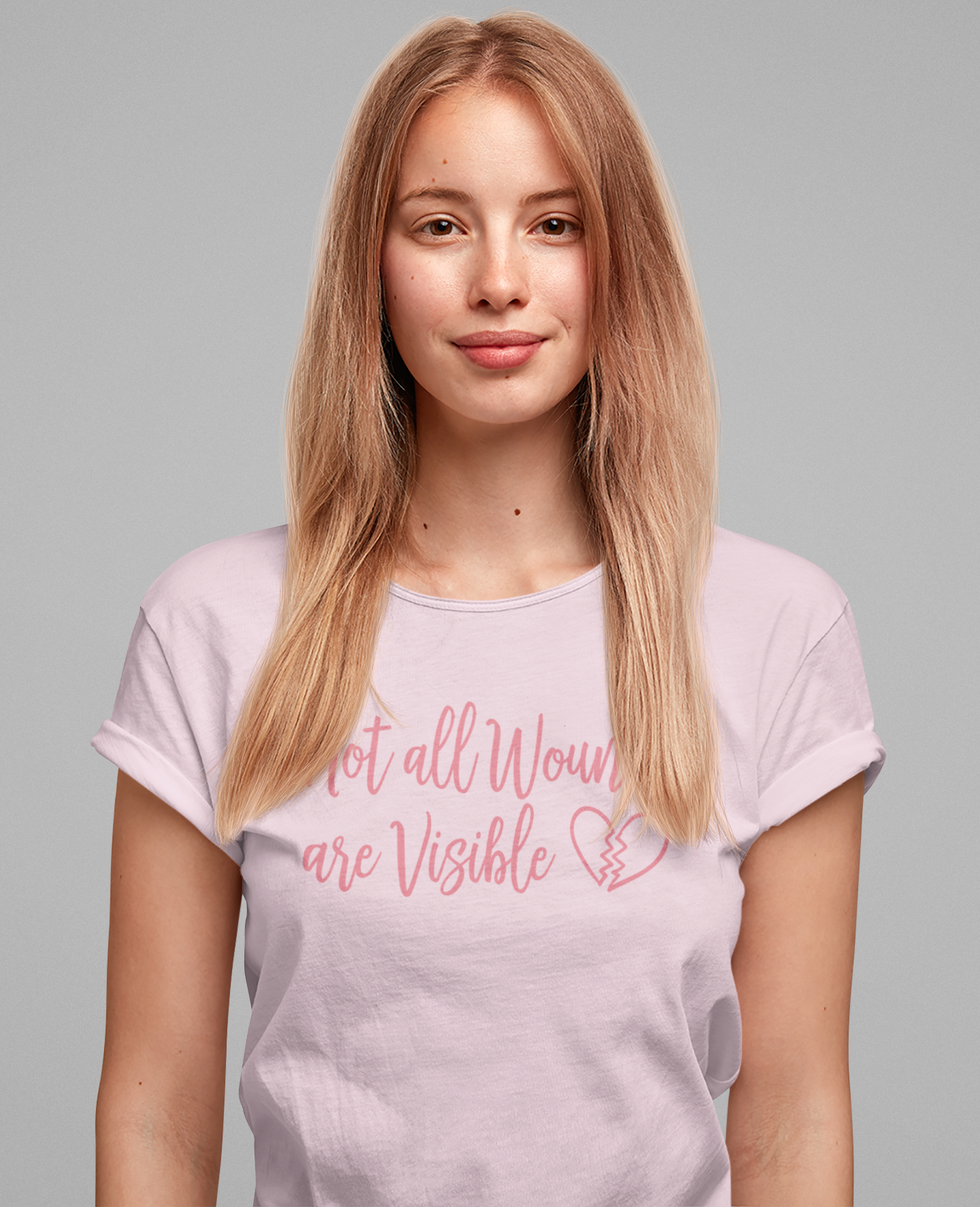 Not All Wounds Are Visible Official Graphic Statement Tee for Mental Health Warriors and Advocates of Inner Strength and Truth