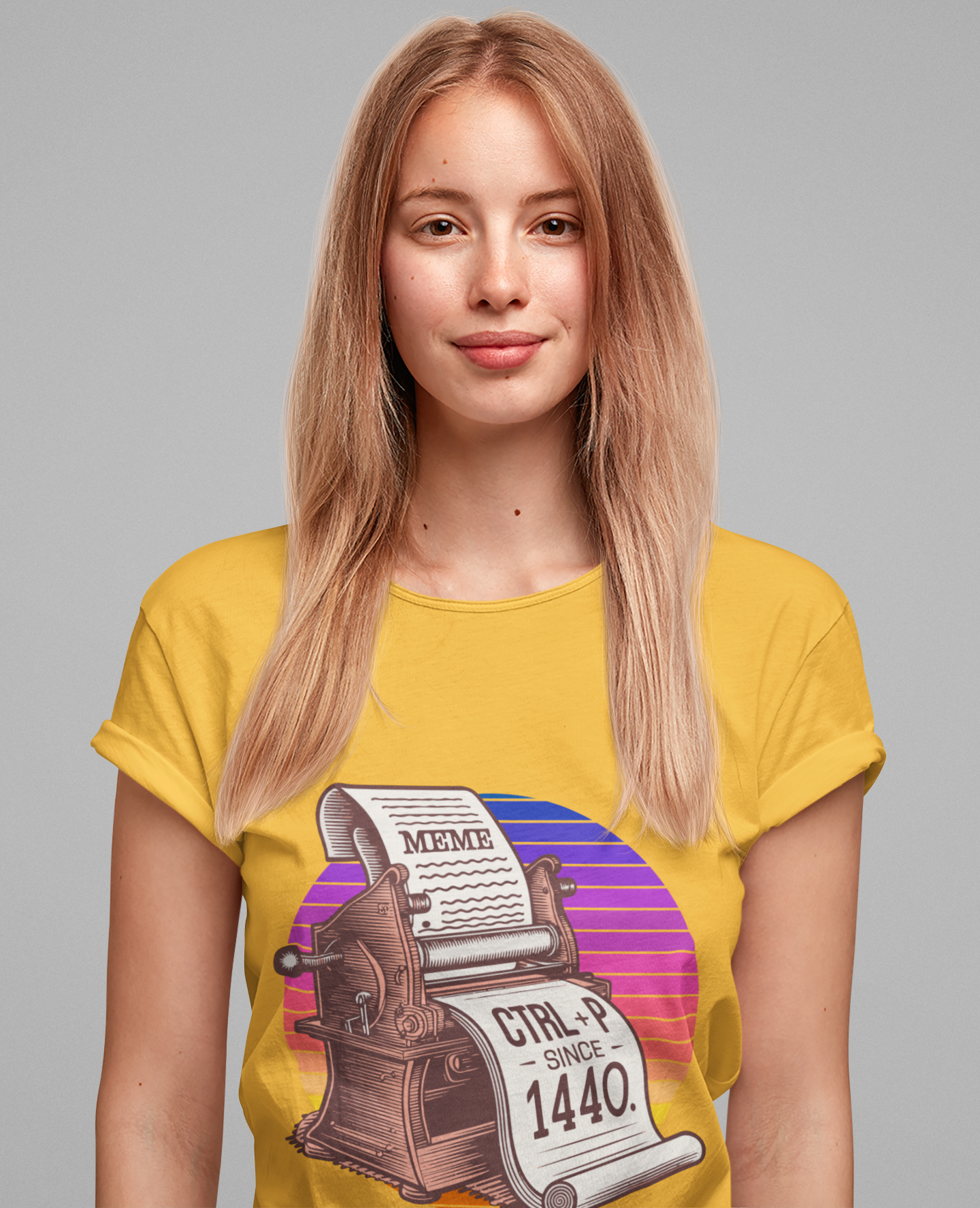 CTRL + P Since 1440 Tshirt – The Printing Press Meme Edition