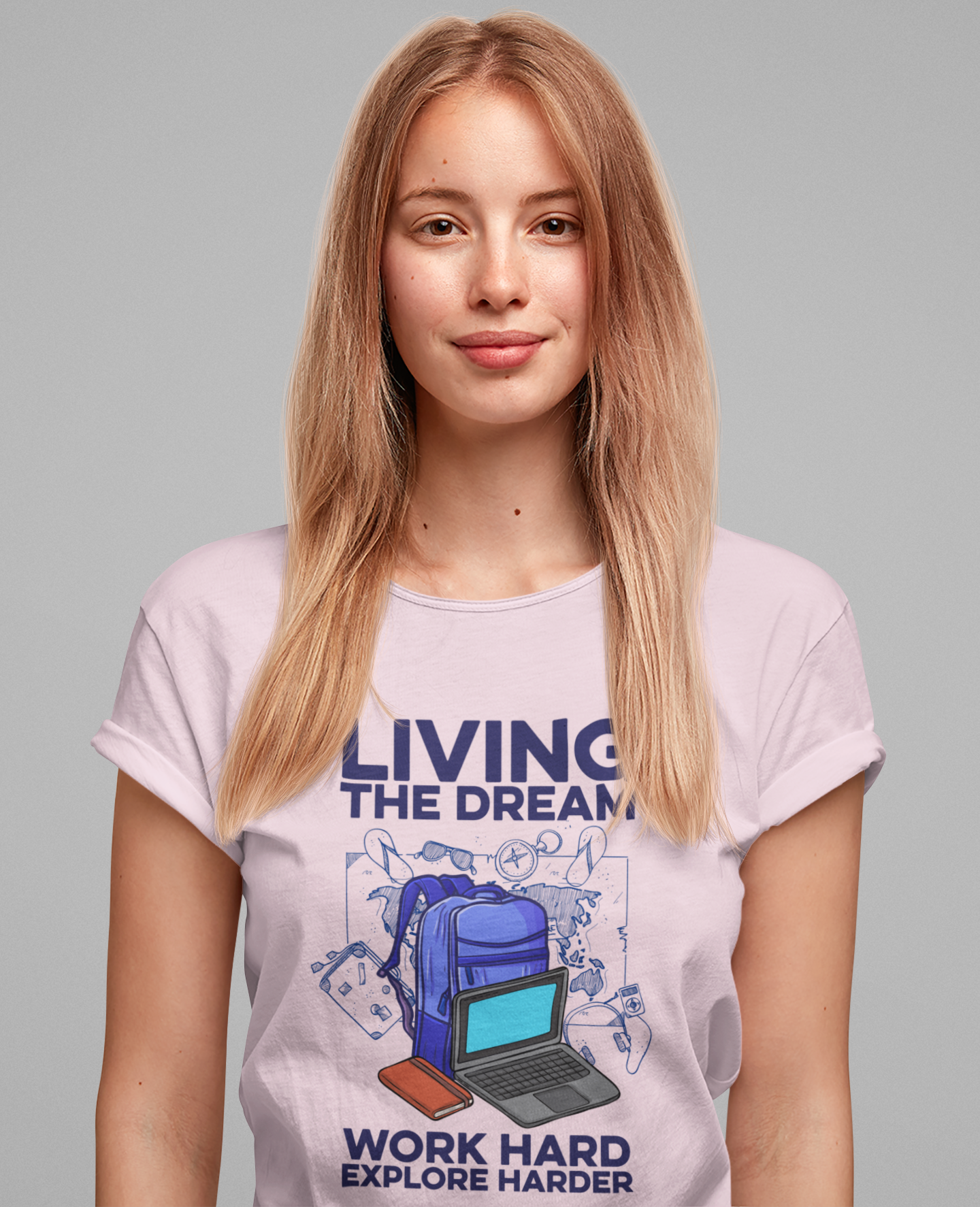 Living the Dream Official Graphic Statement Tee for Bold Minds, Modern Thinkers, and Everyday Expression Everywhere