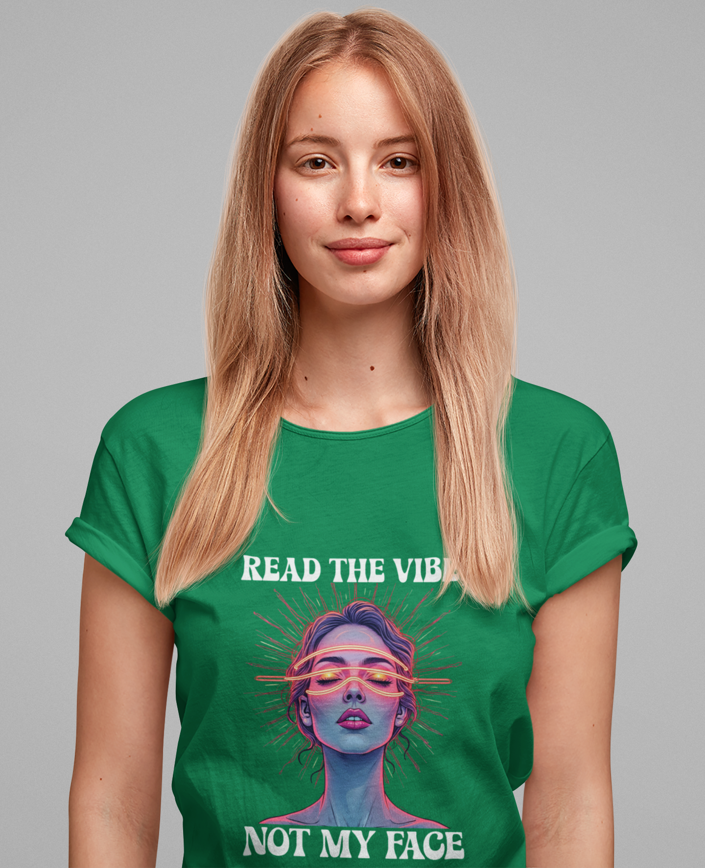 Read the Mind, Not My Face – Inviting to Look Deeper than What’s Visible Graphic T-Shirt