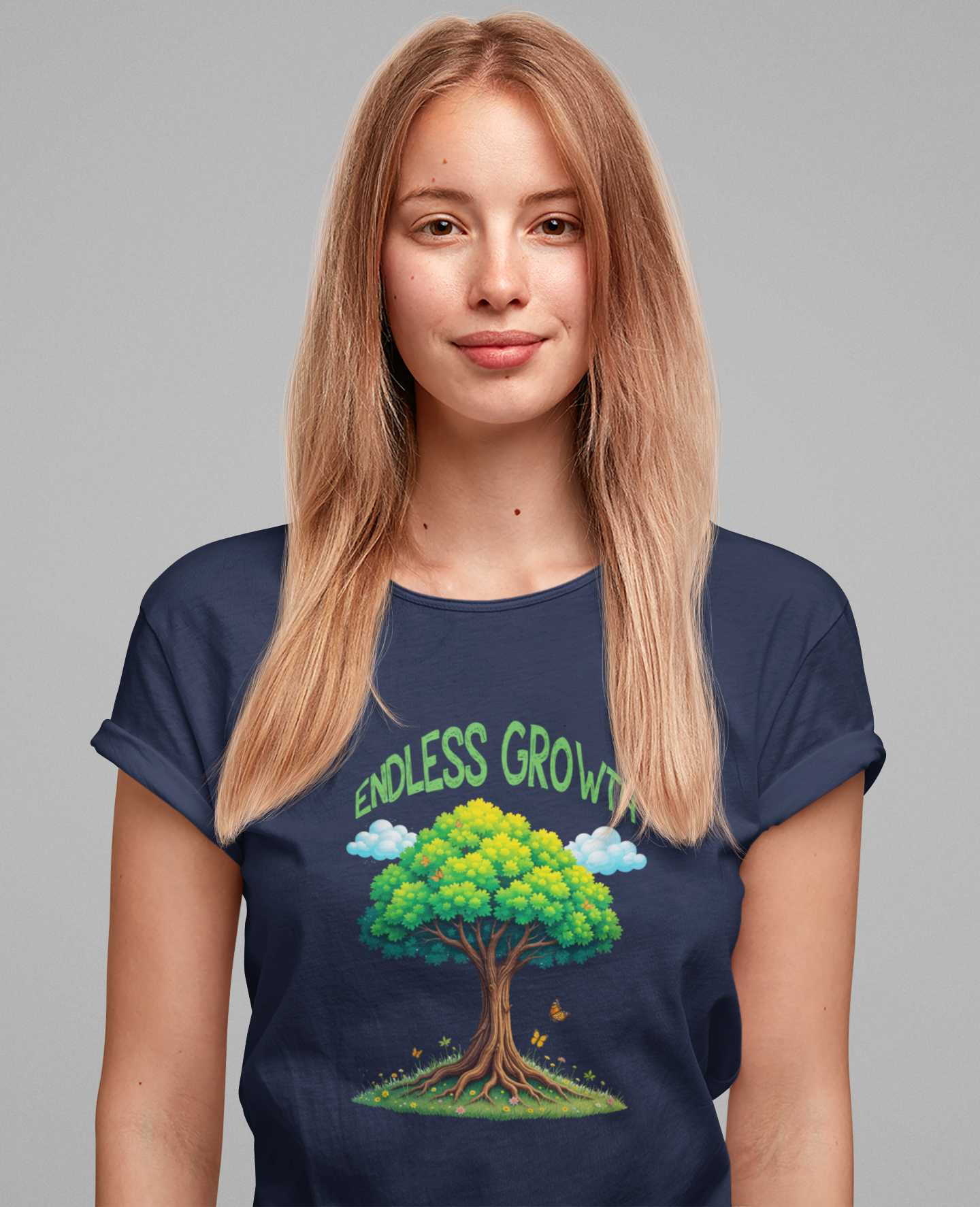 Endless Growth | Inspirational Tree & Butterfly T-Shirt