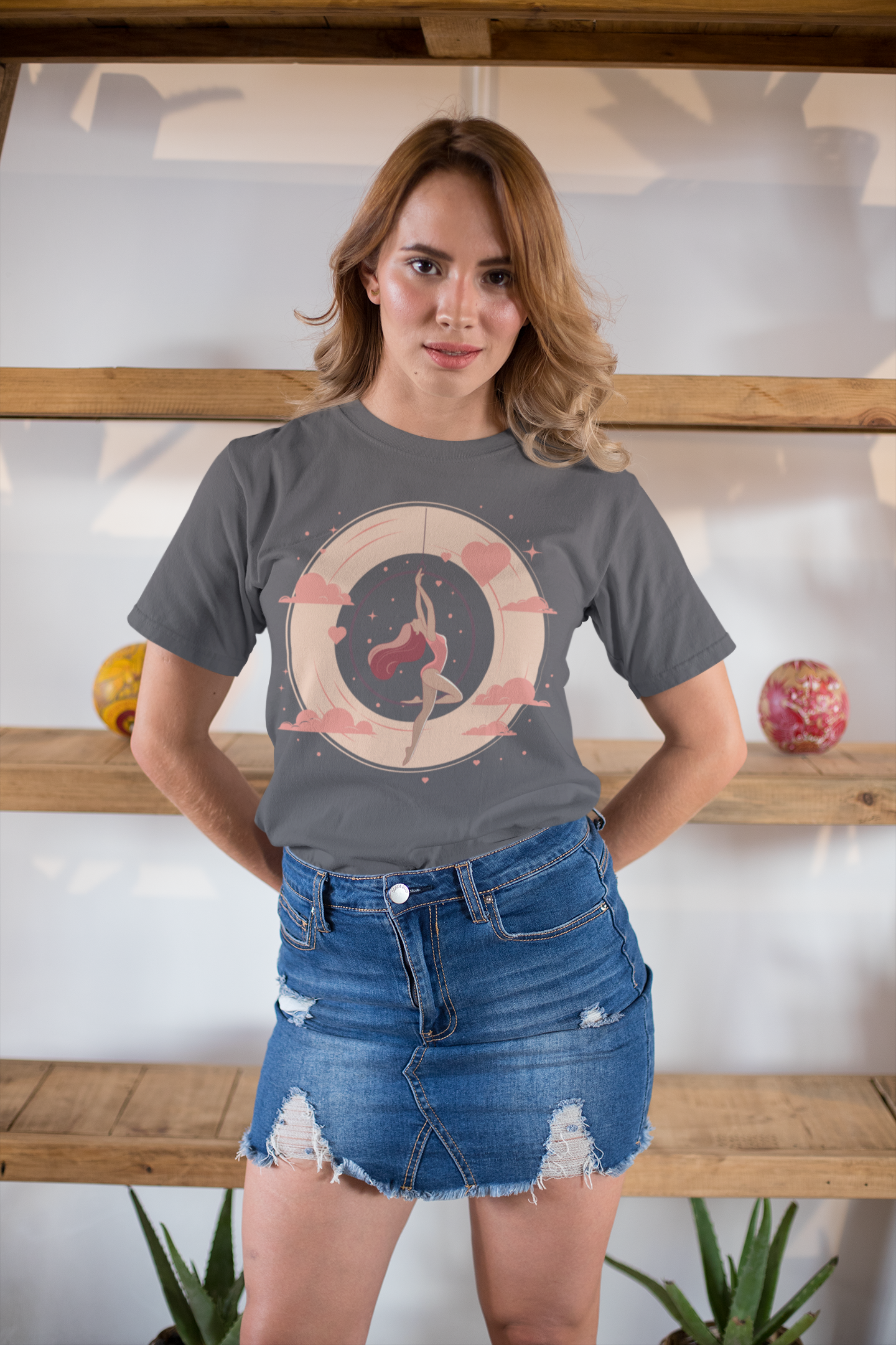 Aerial Hoop Aerialist - Elegant & Artistic Dancer T-Shirt