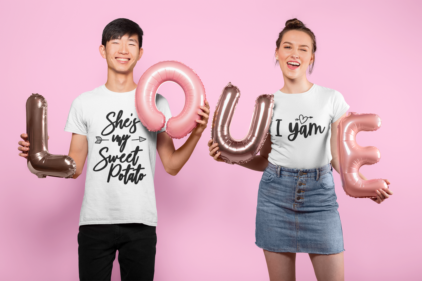 She's My Sweet Potato Couples T-Shirt