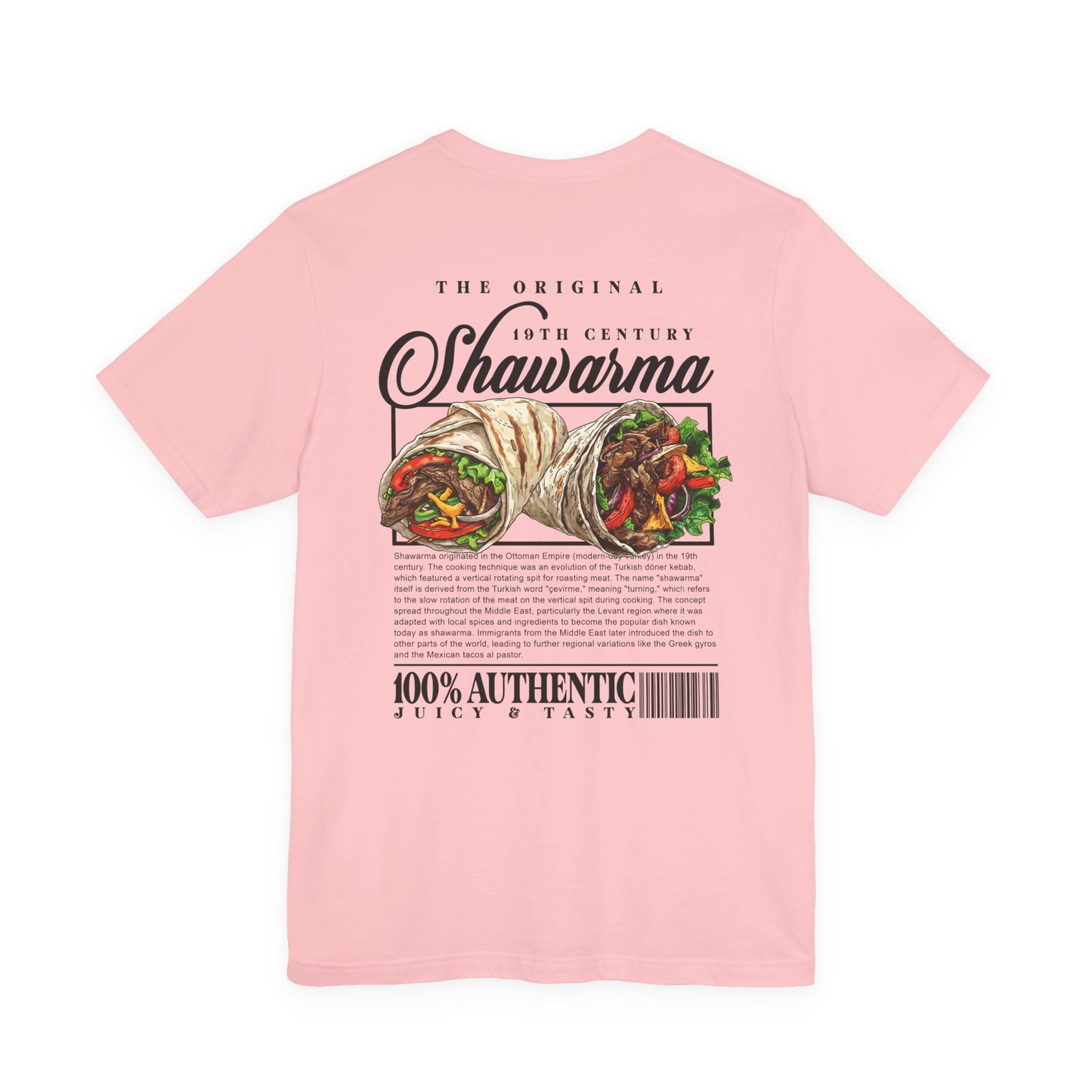The Classic Shawarma 19th Century Tshirt – Middle Eastern Culinary Icon