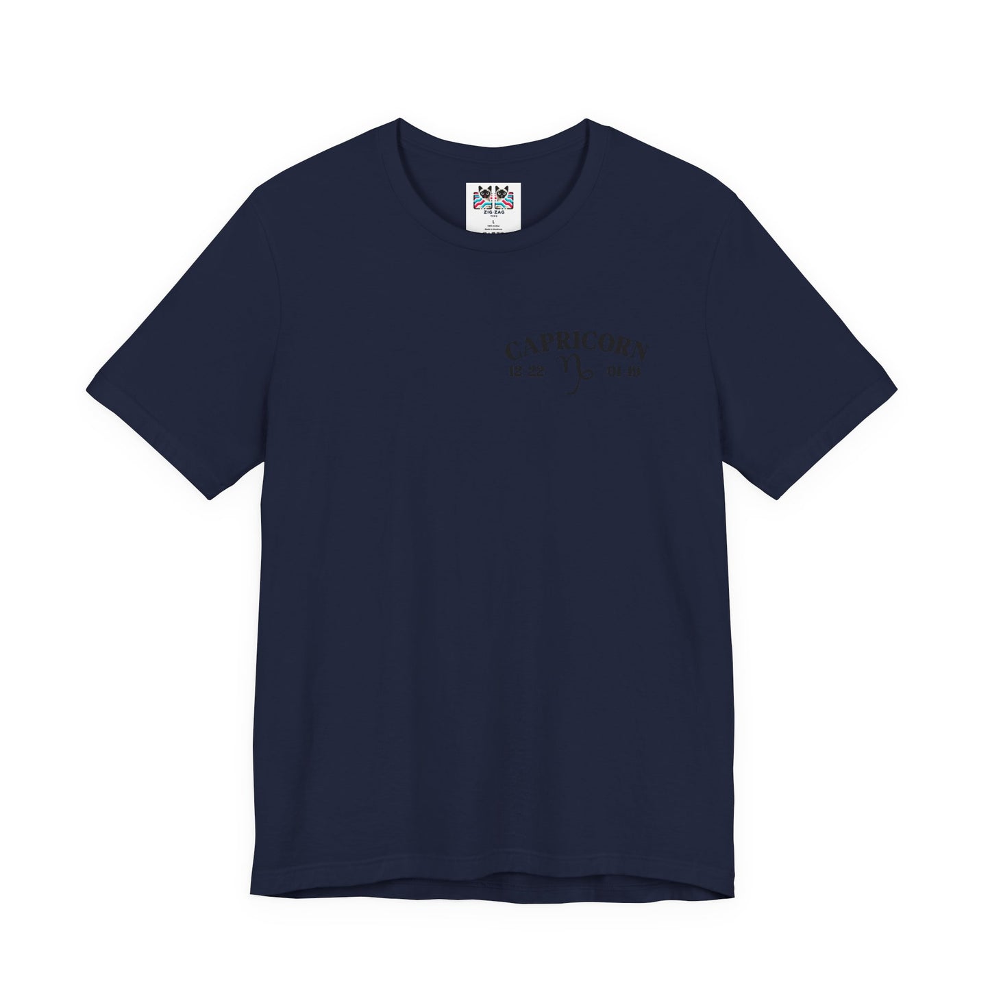 Capricorn Constellation & Floral Zodiac T-Shirt – December 22 to January 19