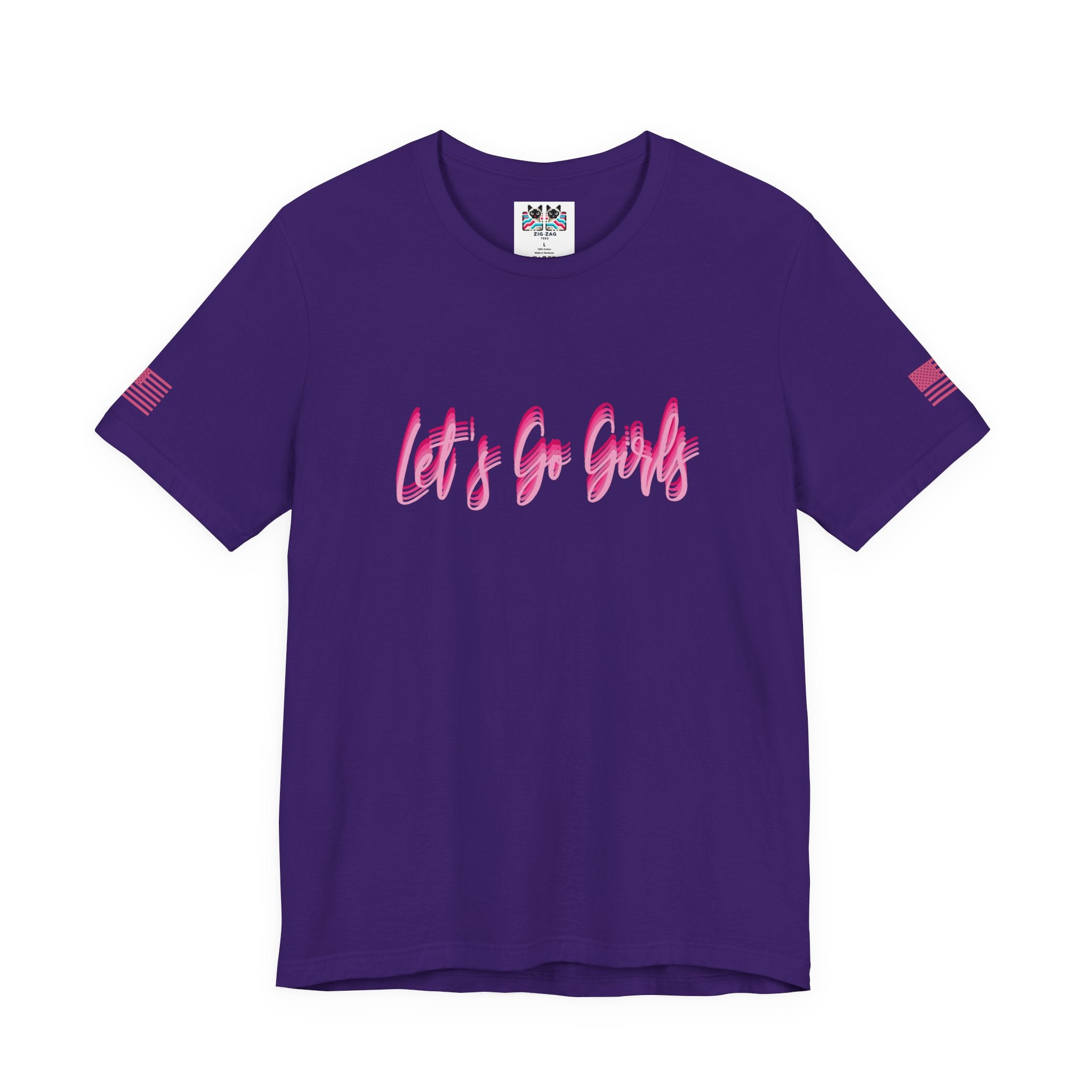 Let's Go Girls T-Shirt – Neon Glow Script Graphic Tee