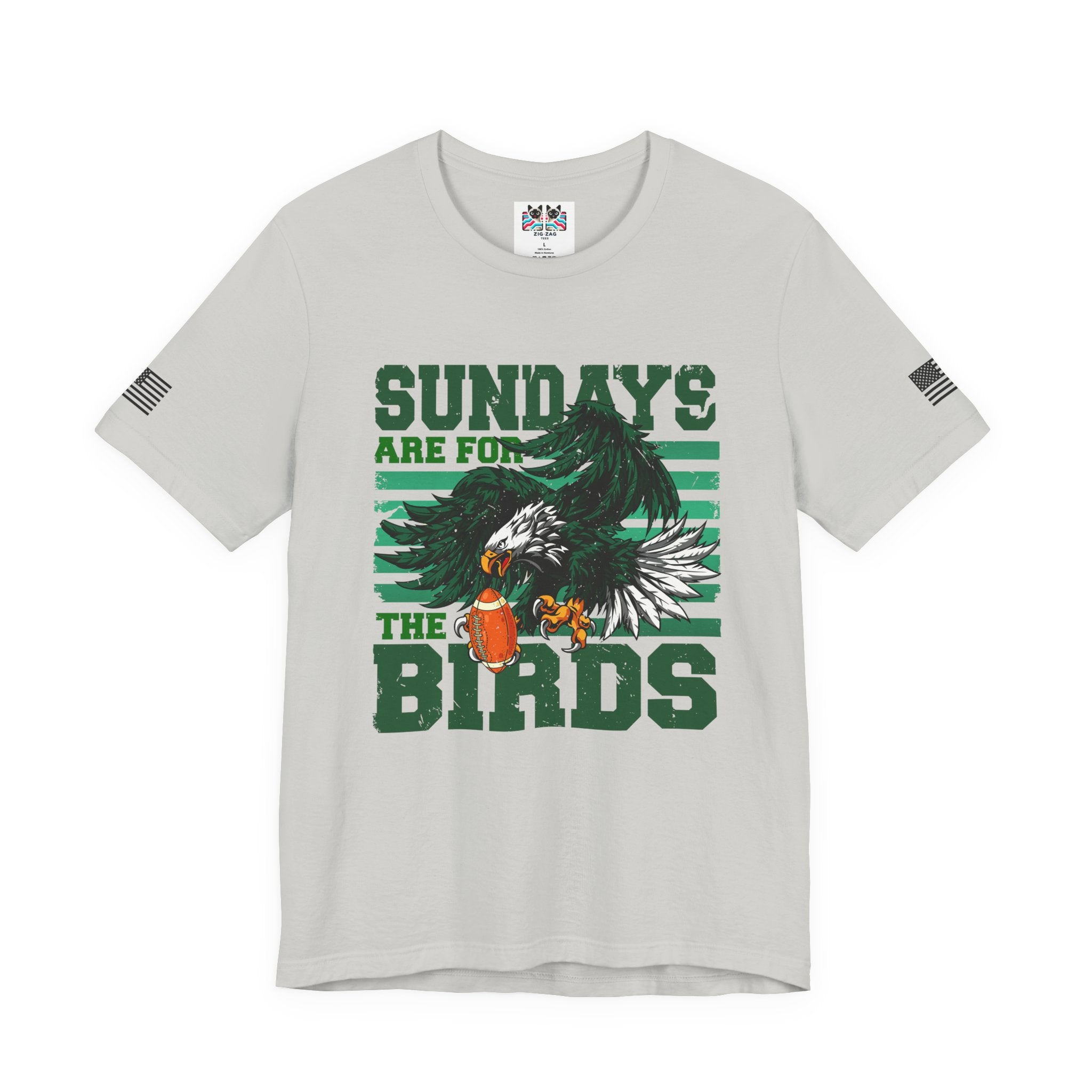 Sundays Are for the Birds T-Shirt – Fierce Diving Eagle Football Graphic Tee Philadelphia Fan
