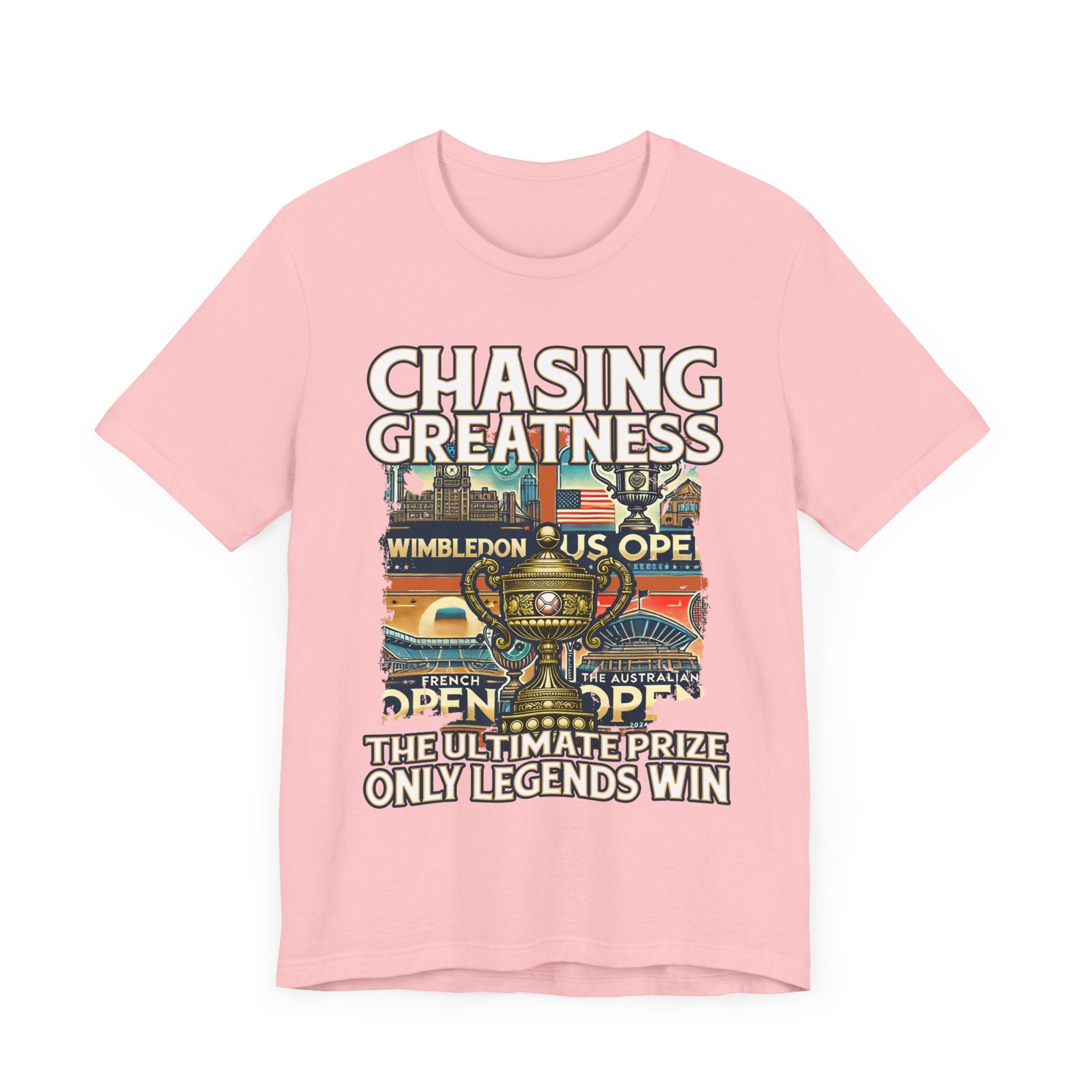 Chasing Greatness – Ultimate Prize Only Legends Win Grand Slam Tennis T-Shirt