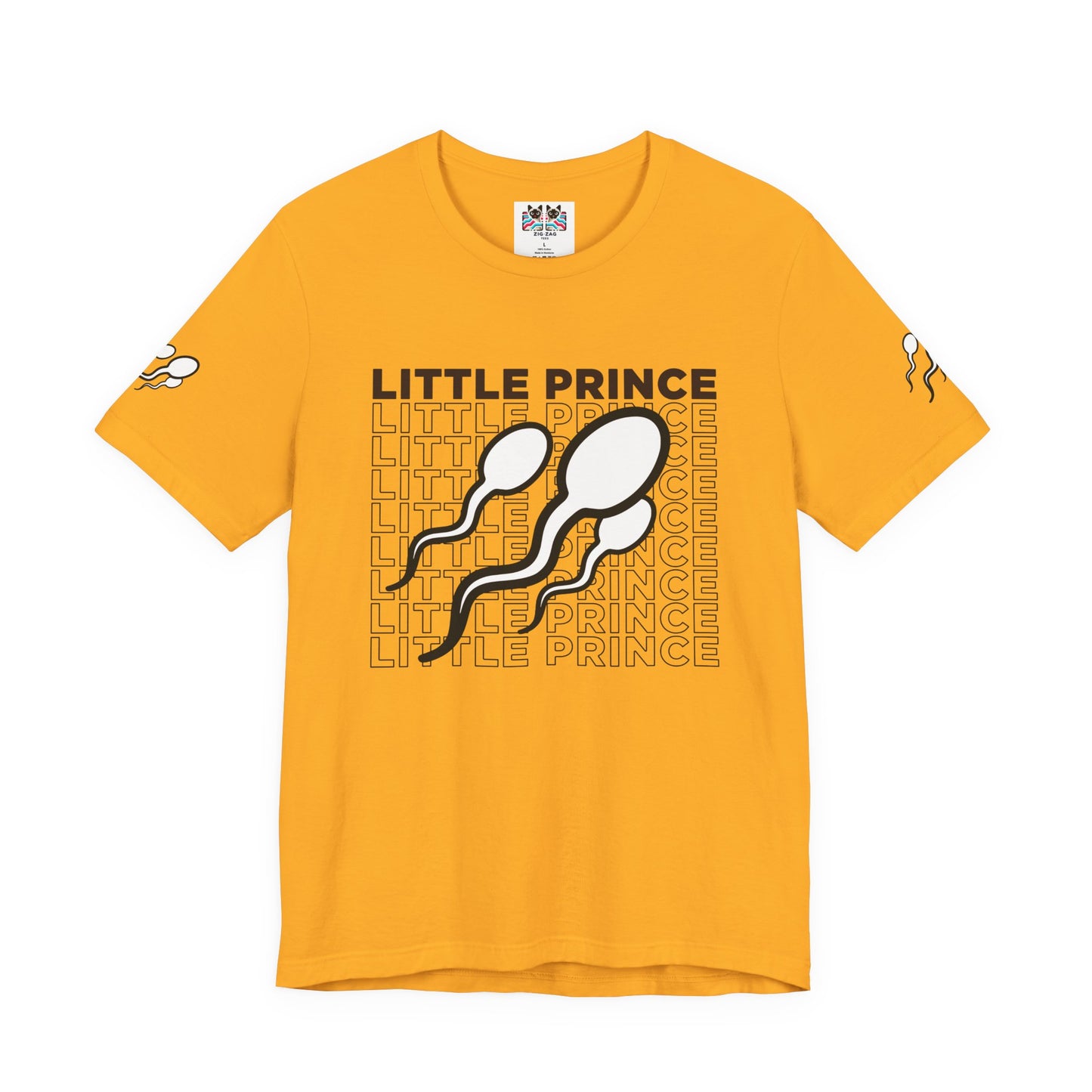 Little Prince T-Shirt – Funny Sperm Typography Conception Humor Graphic Tee