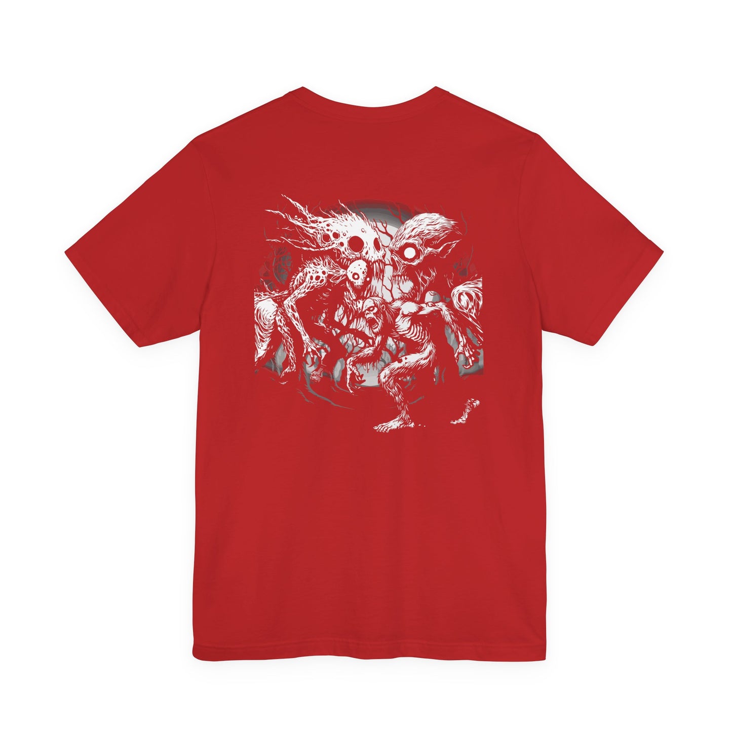 Zombie Horde vs Eldritch Monster Horror T-Shirt