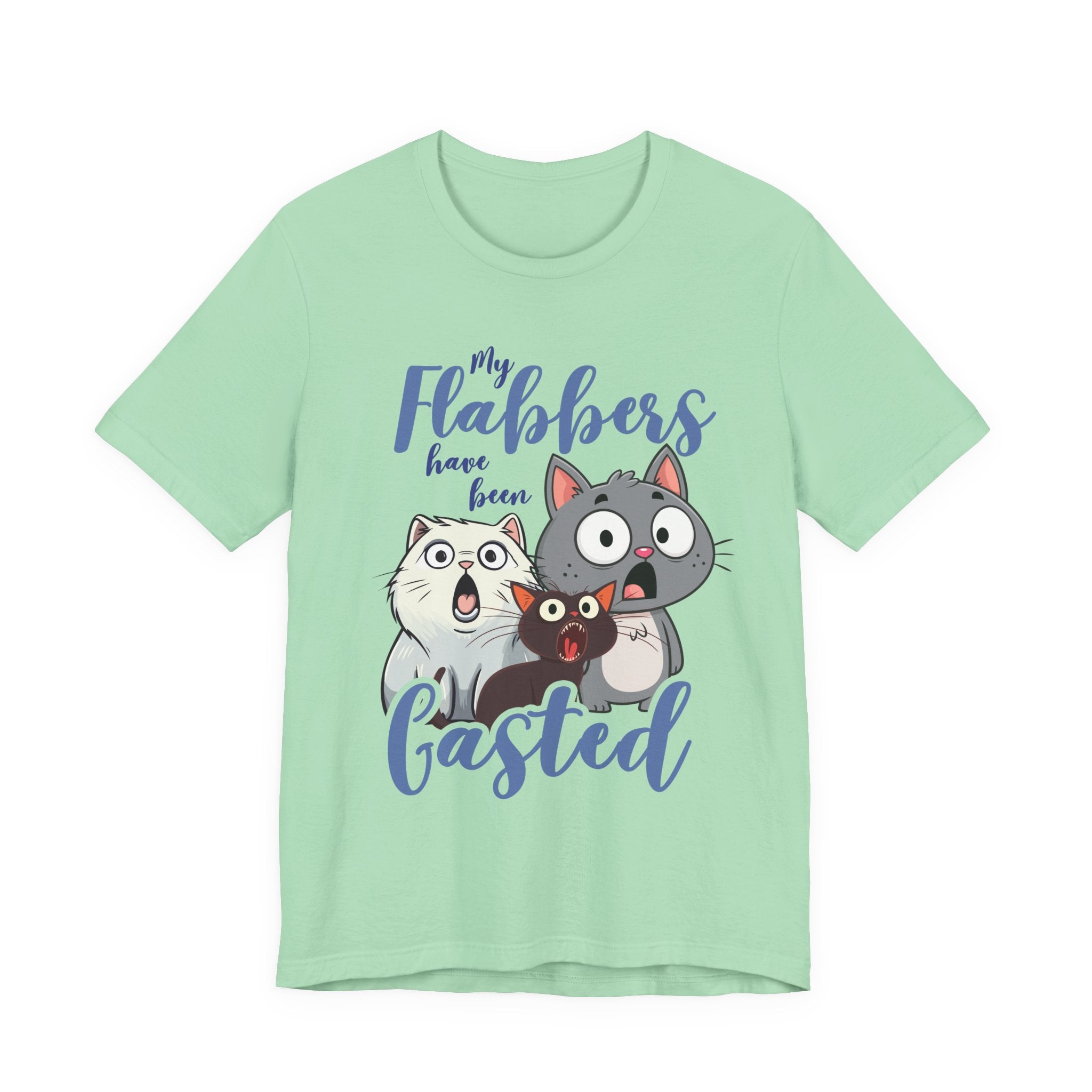 My Flabbers Have Been Gasted T-Shirt – Surprised Cats Funny Graphic