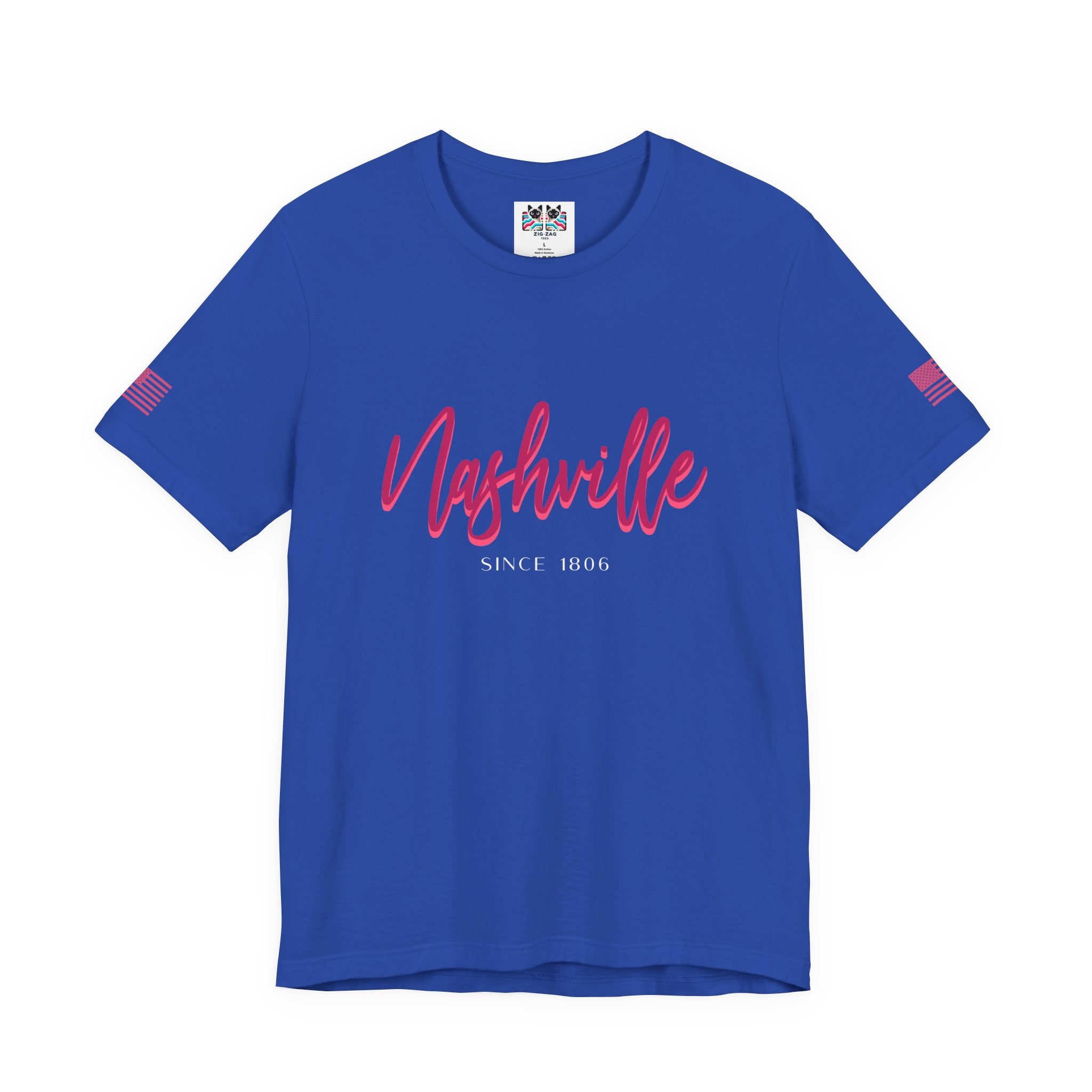 Nashville Since 1806 T-Shirt – Elegant Script Typography Tee