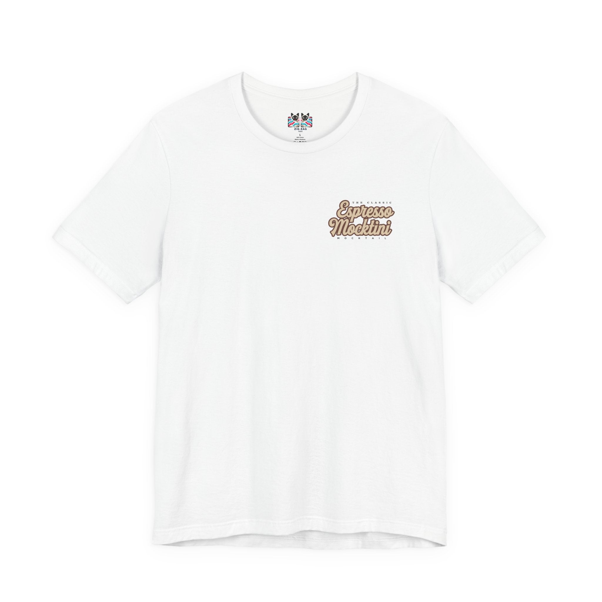 The Classic Espresso Mocktini Mocktail T-Shirt – Featuring Bold Coffee Drink Graphic