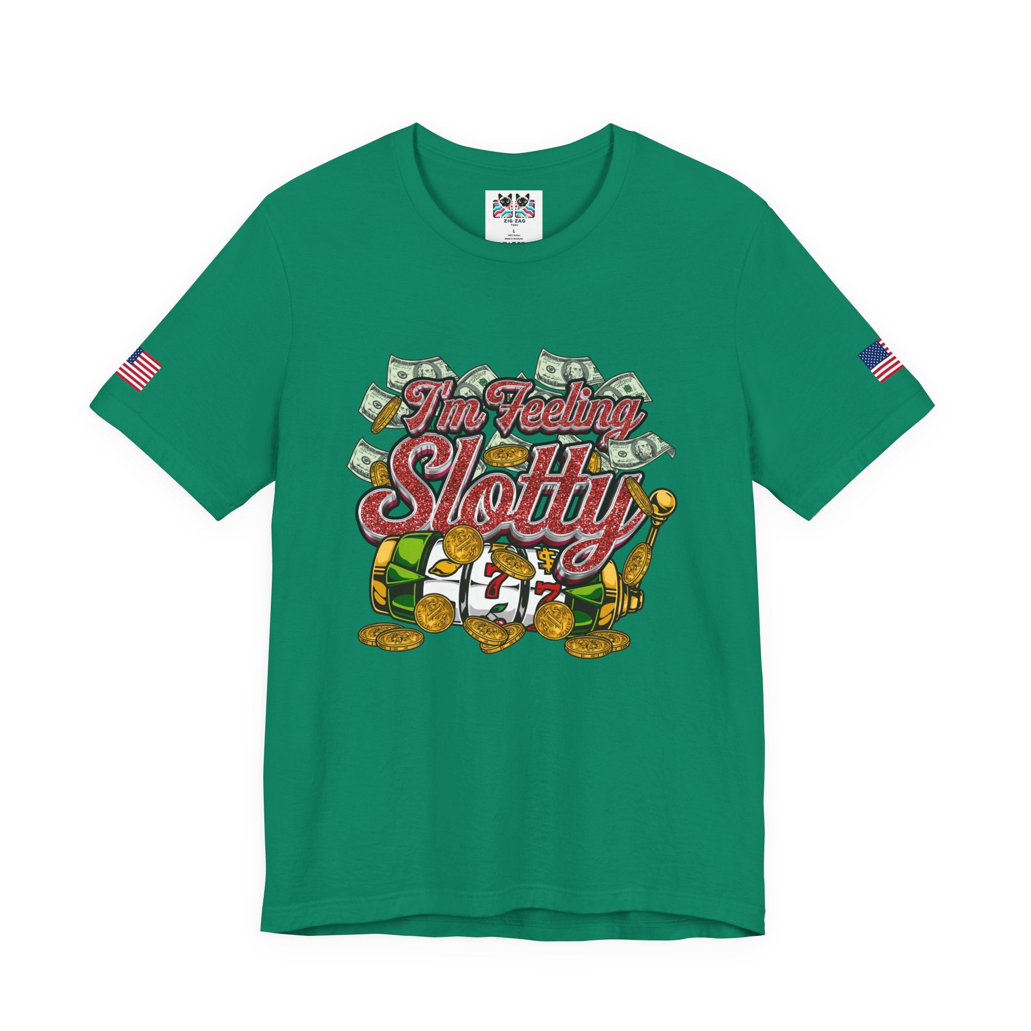 I'm Feeling Slotty Funny Casino Shirt – Vegas Girls Trip Slot Machine Tee