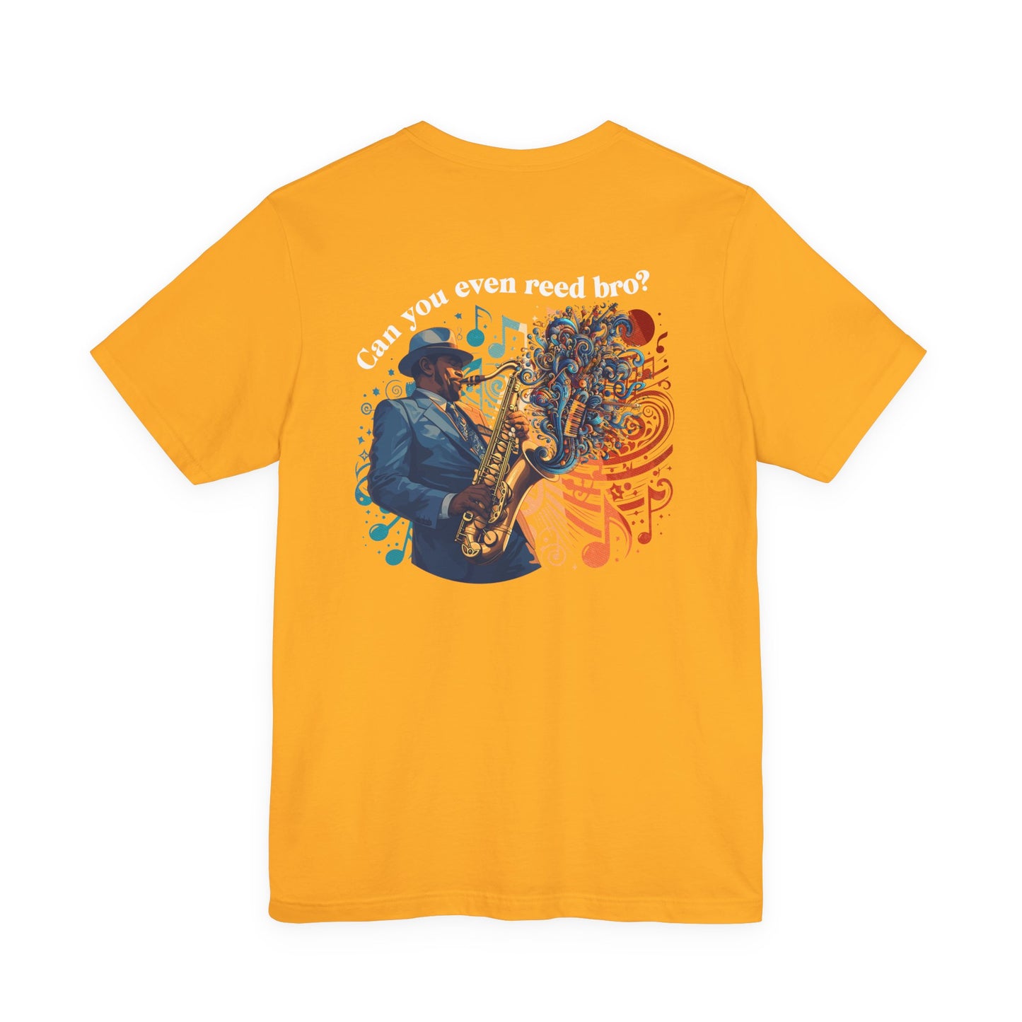 Reed My Lips Saxophone T-Shirt | Funny Jazz Musician Tee