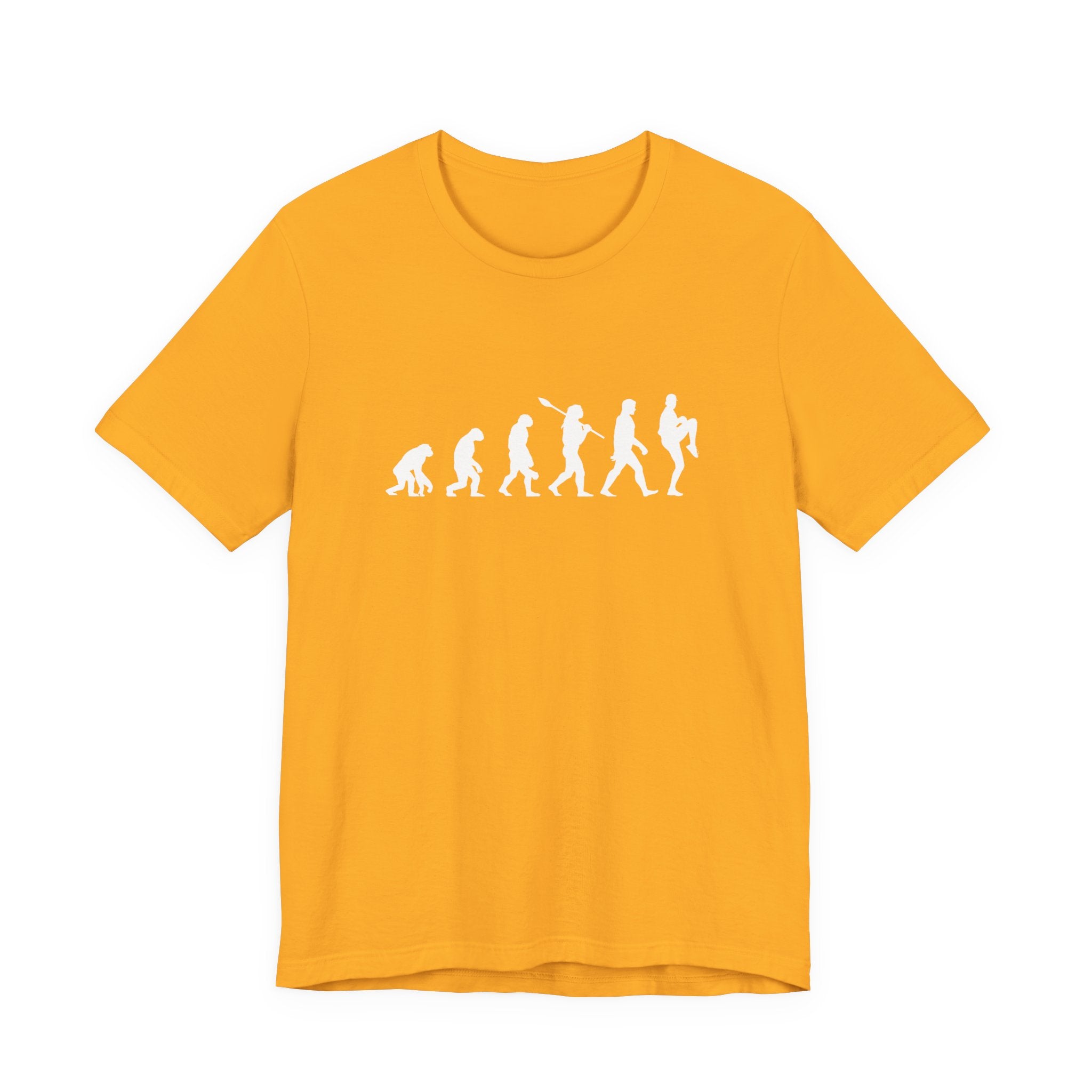 Ape To Human Baseball Evolution Tshirt Graphic Evolution from Ape to Human to Baseball Player