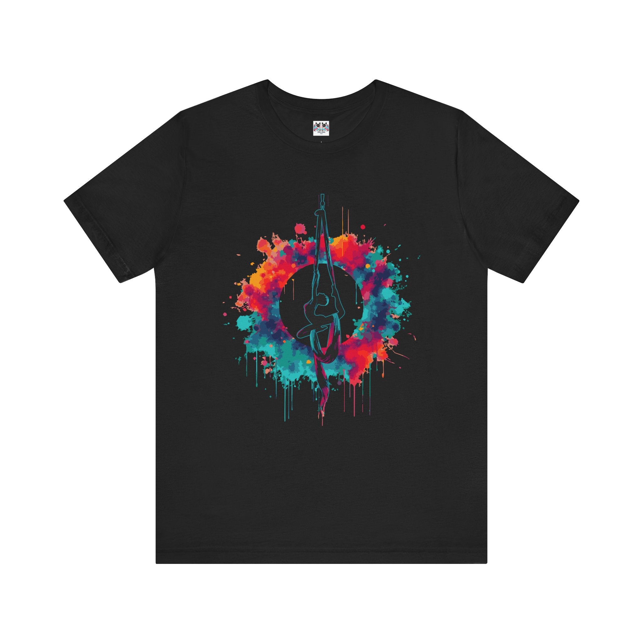 Aerialist Colorsplash Aerial Yoga Artistic Movement T-Shirt