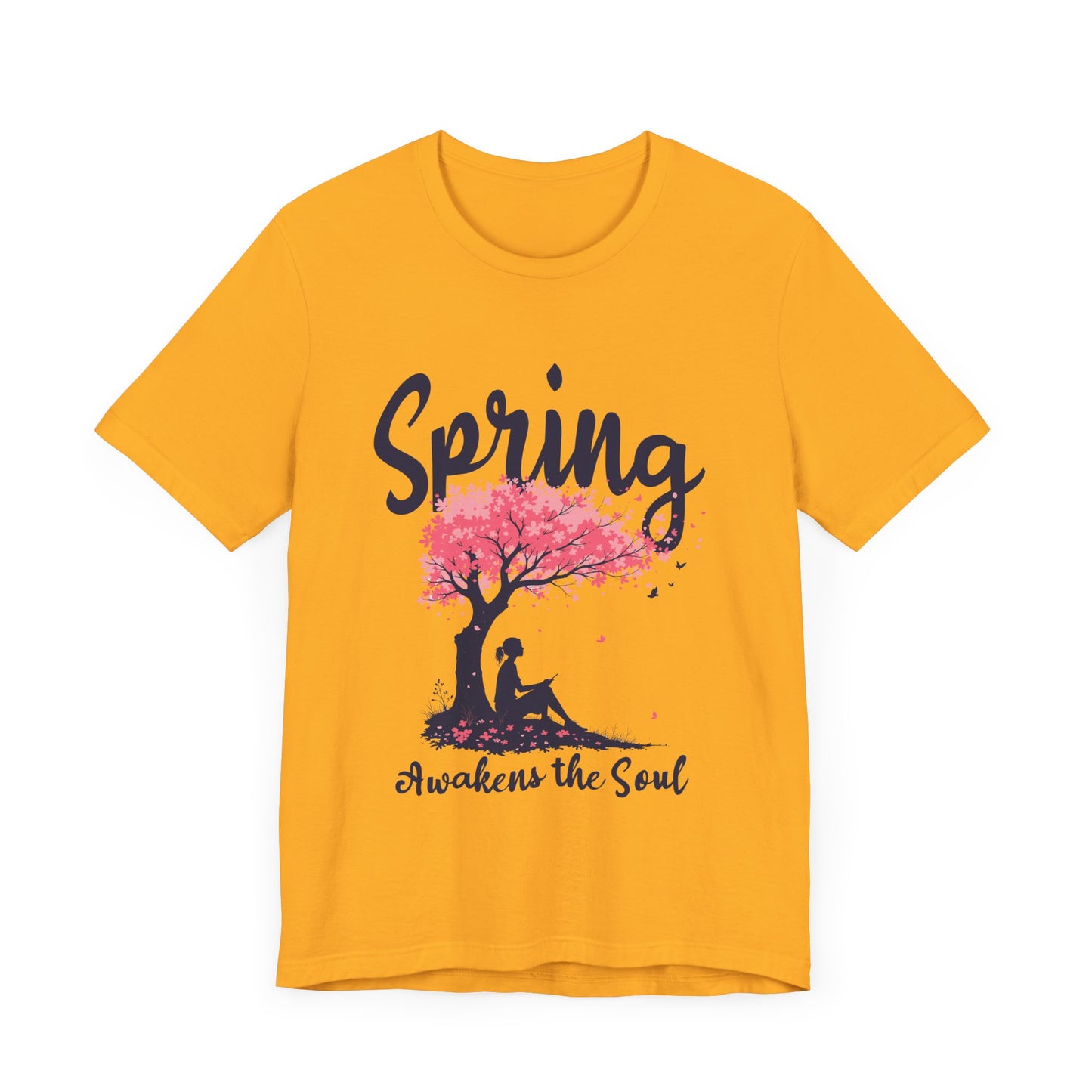 Flourish and Thrive Tee, Positive Growth Shirt, Spring Bloom Top, Empowering Nature Quote Tee, Floral Energy Gift Tee