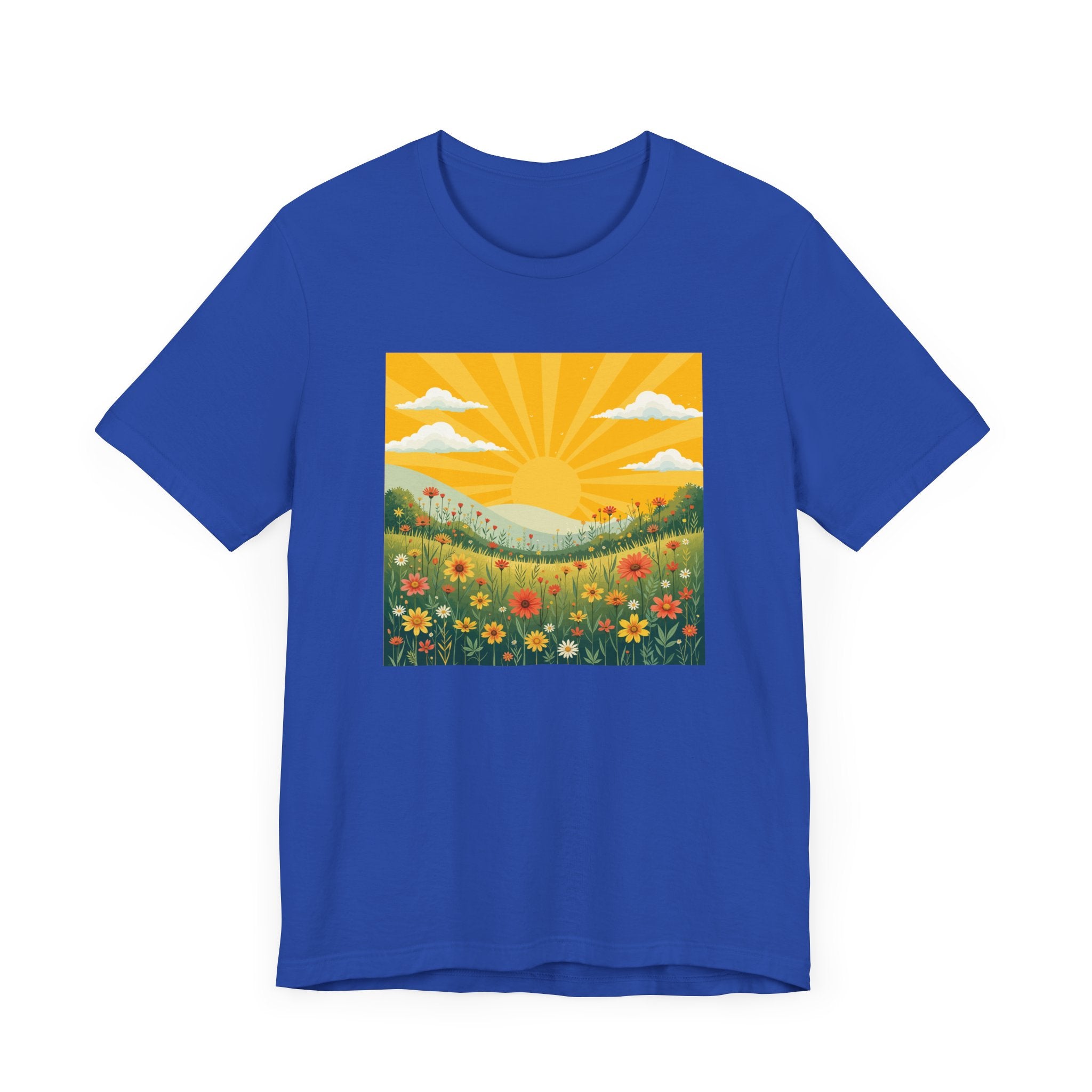 Spring in Full Bloom Tee, Seasonal Vibe Shirt, Floral Mood Top, Happy Growth Graphic Tee, Garden Lover Gift Shirt