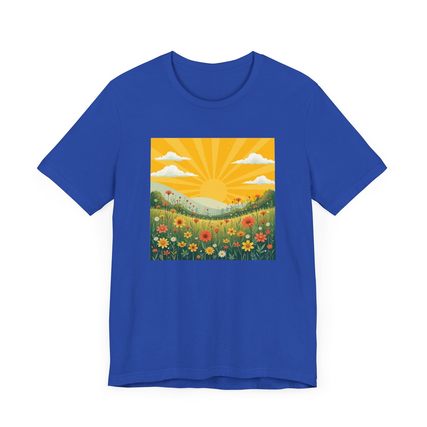 Spring in Full Bloom Tee, Seasonal Vibe Shirt, Floral Mood Top, Happy Growth Graphic Tee, Garden Lover Gift Shirt