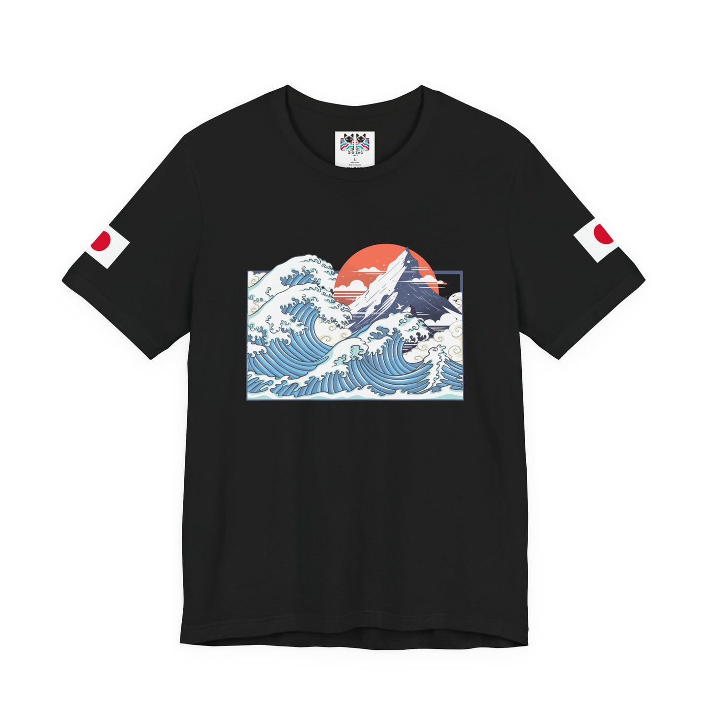 Great Wave Mt. Fuji T-Shirt – Japanese Art Hokusai Style Graphic Tee