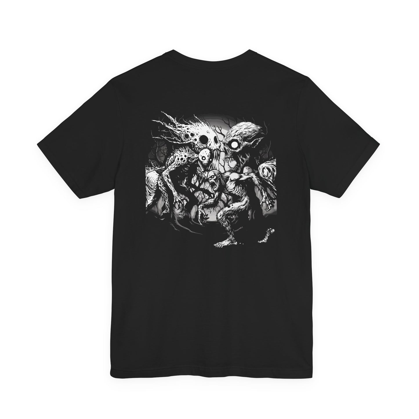 Zombie Horde vs Eldritch Monster Horror T-Shirt