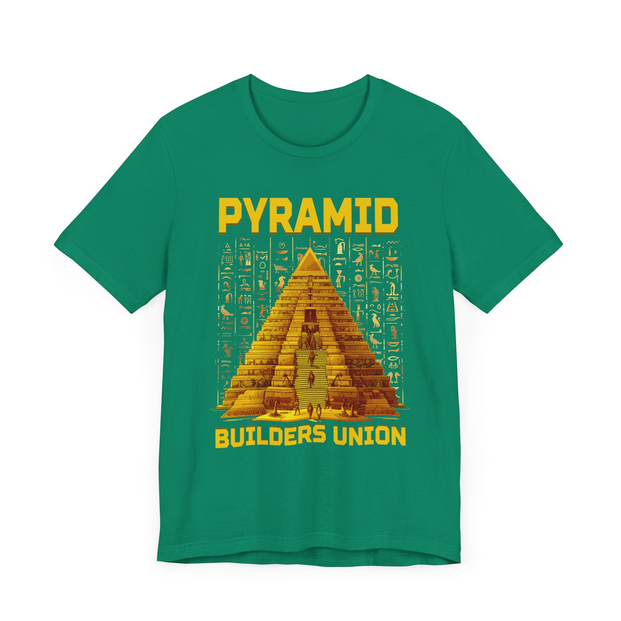 Pyramid Builders Union Tee, Ancient Worker Pride Shirt, Historical Labor Graphic, Egypt Crew Top, Stone by Stone Gift