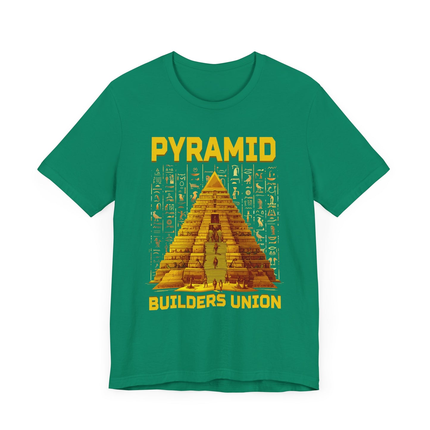 Pyramid Builders Union Tee, Ancient Worker Pride Shirt, Historical Labor Graphic, Egypt Crew Top, Stone by Stone Gift
