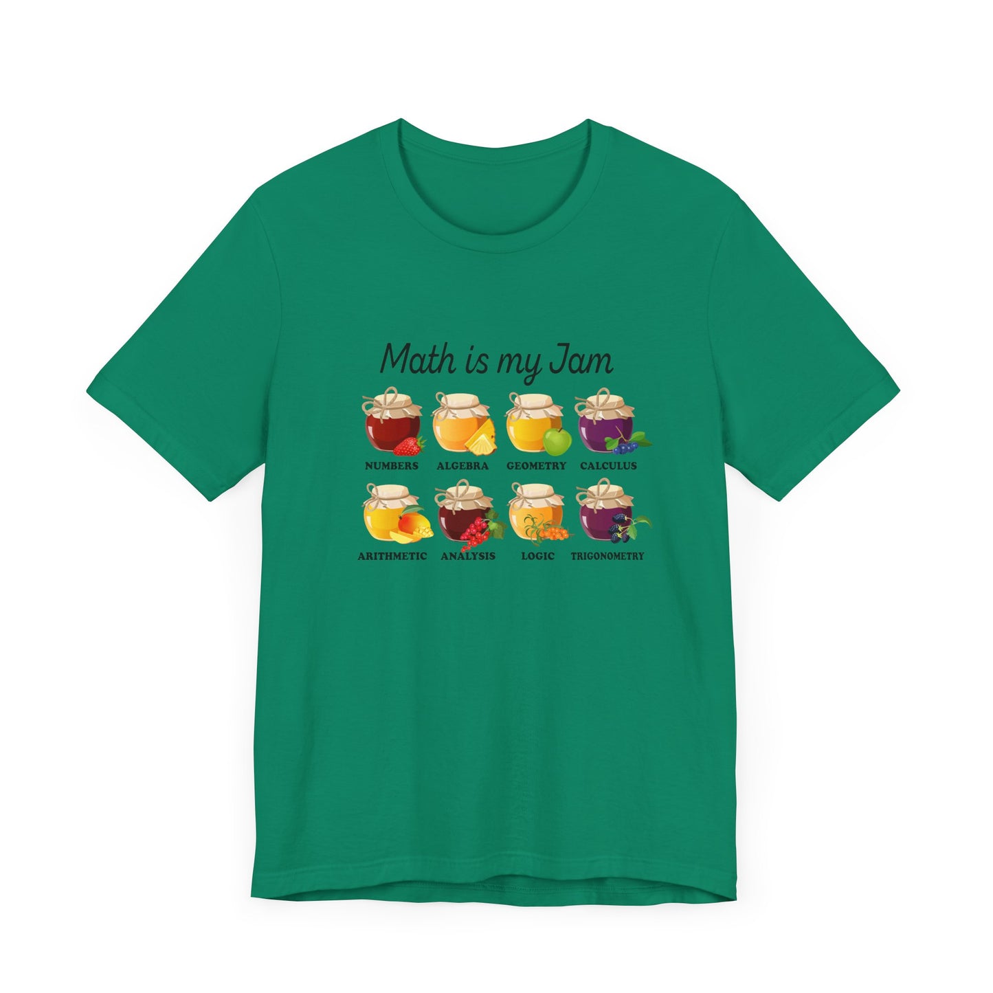 Math Is My Jam T-Shirt – Funny Math Lover Jam Jars Graphic Tee
