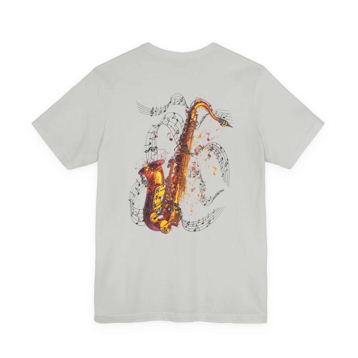 Gold on the Outside Jazz on the Inside Saxophone T-Shirt