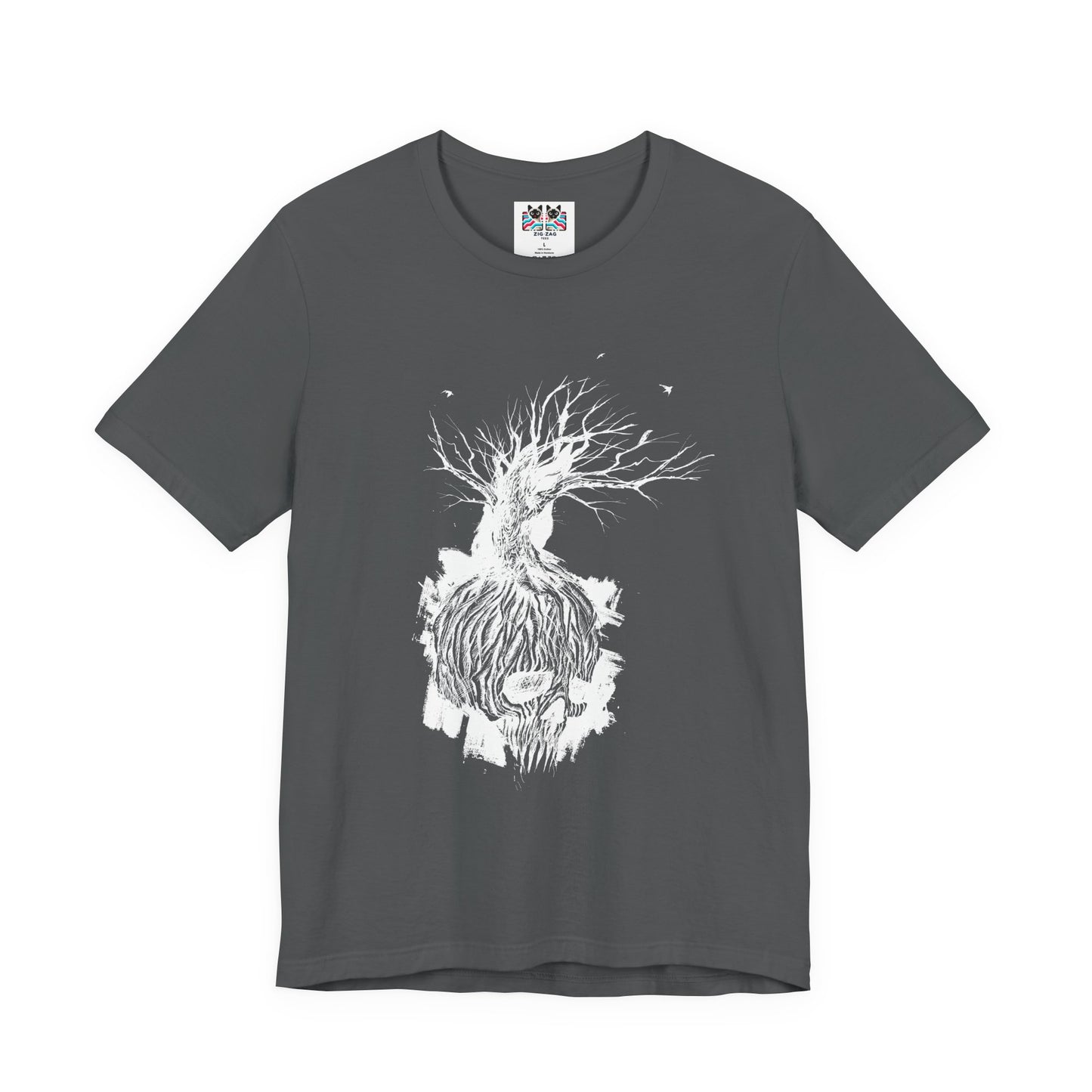 Dark Forest Spirit Skull Tree Horror T-Shirt