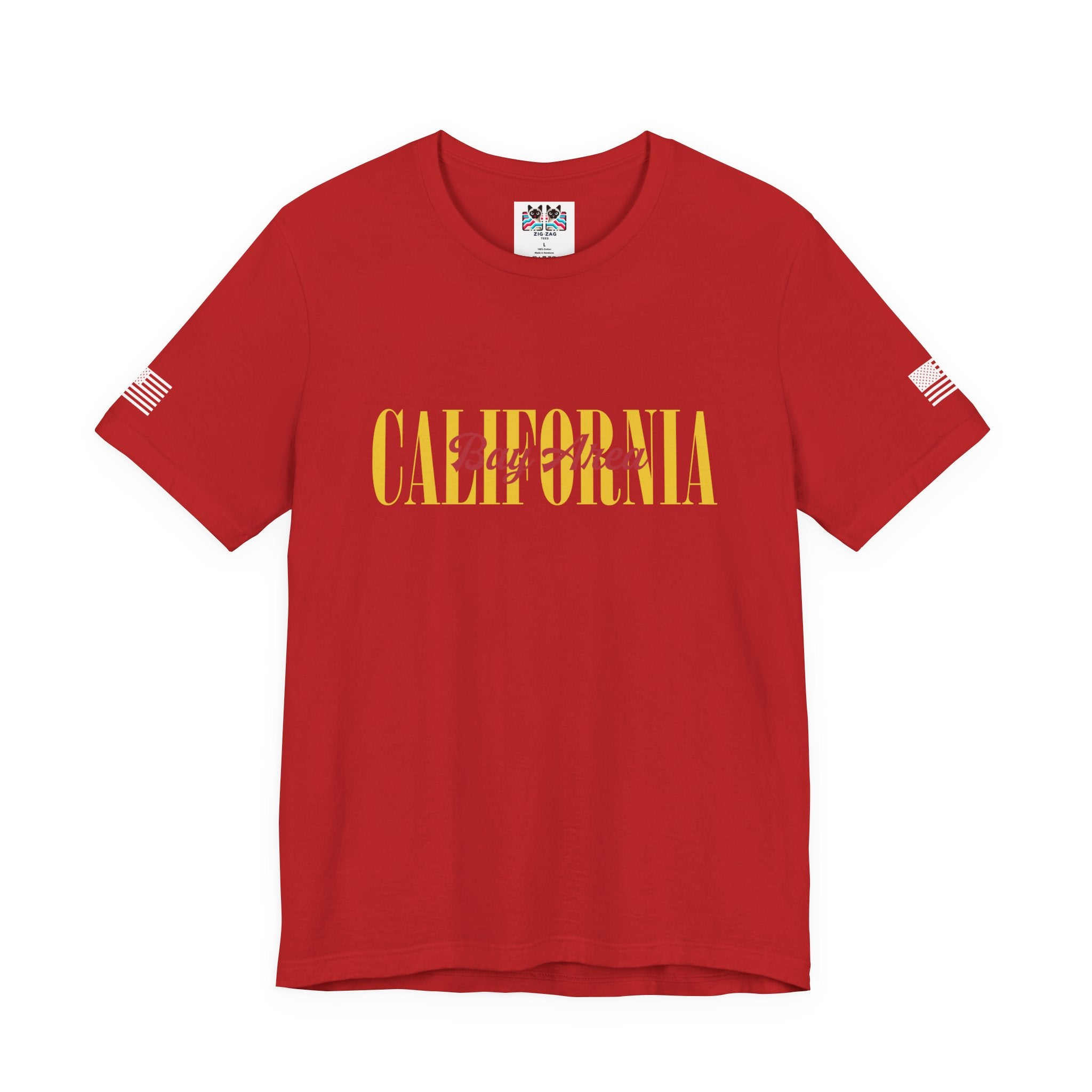 California Bay Area T-Shirt – Bold Varsity Style Graphic Tee