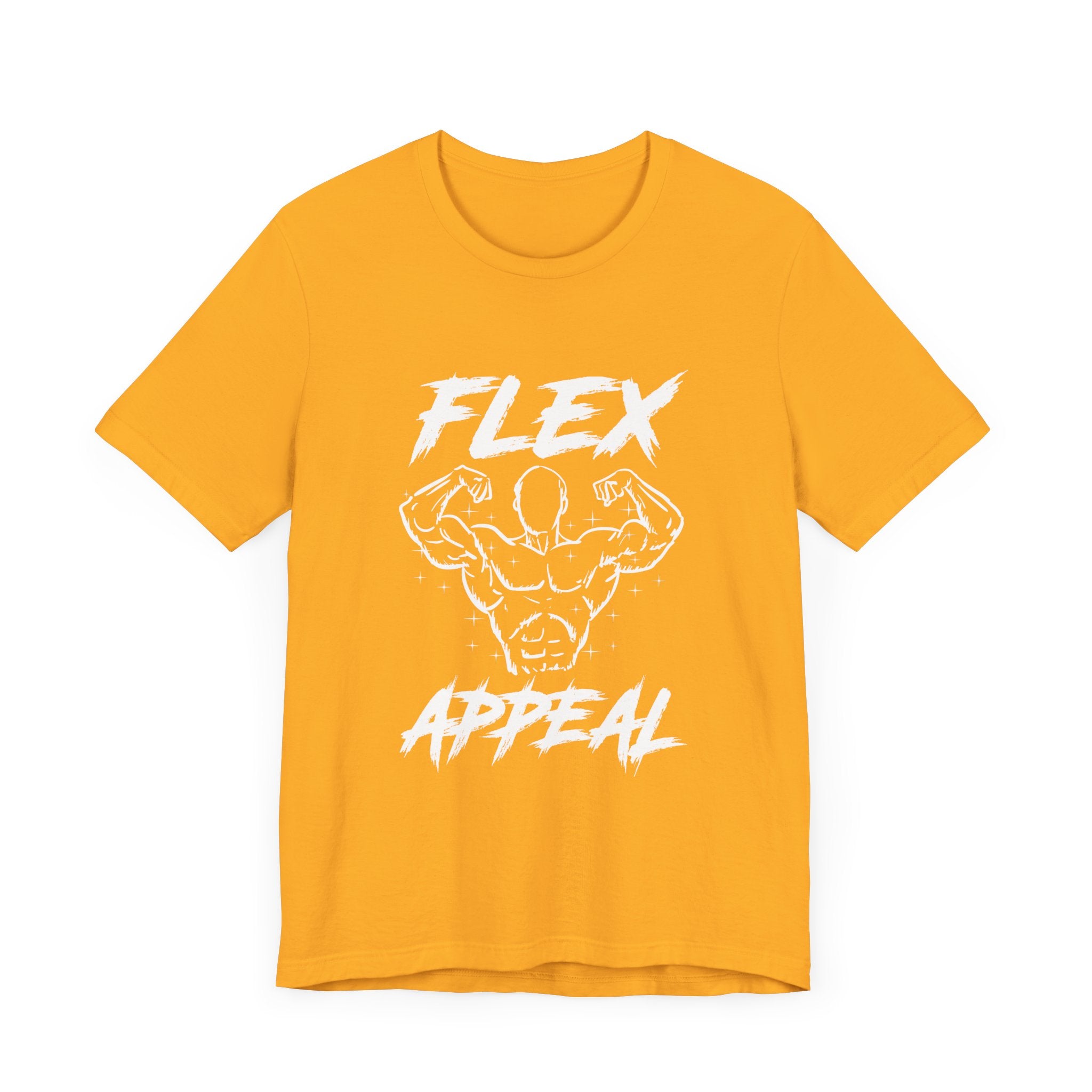Flex Appeal Shirt, Bodybuilding Strength Tee, Muscle Gym Graphic T Shirt, Fitness Training Apparel, Lifting Workout Top