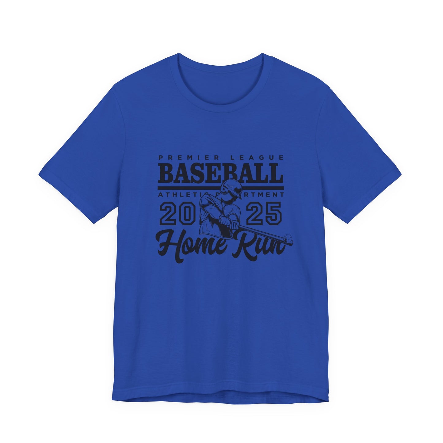 Baseball tshirt - Premier League Basebal l2025 HomeRun Tshirt Baseball Player Graphic with Bold Text Background
