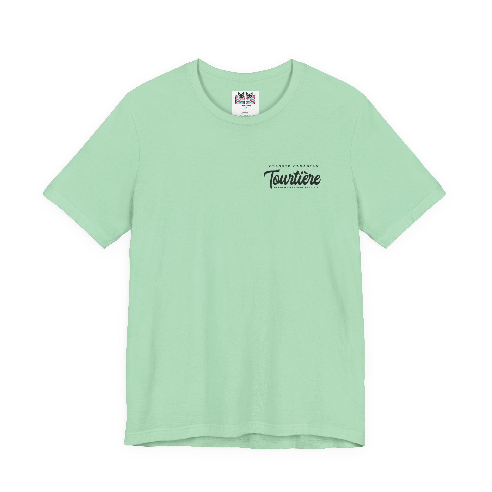 Classic Canadian Tourtiere T-Shirt – Featuring Iconic Ingredients & French Canadian Origins