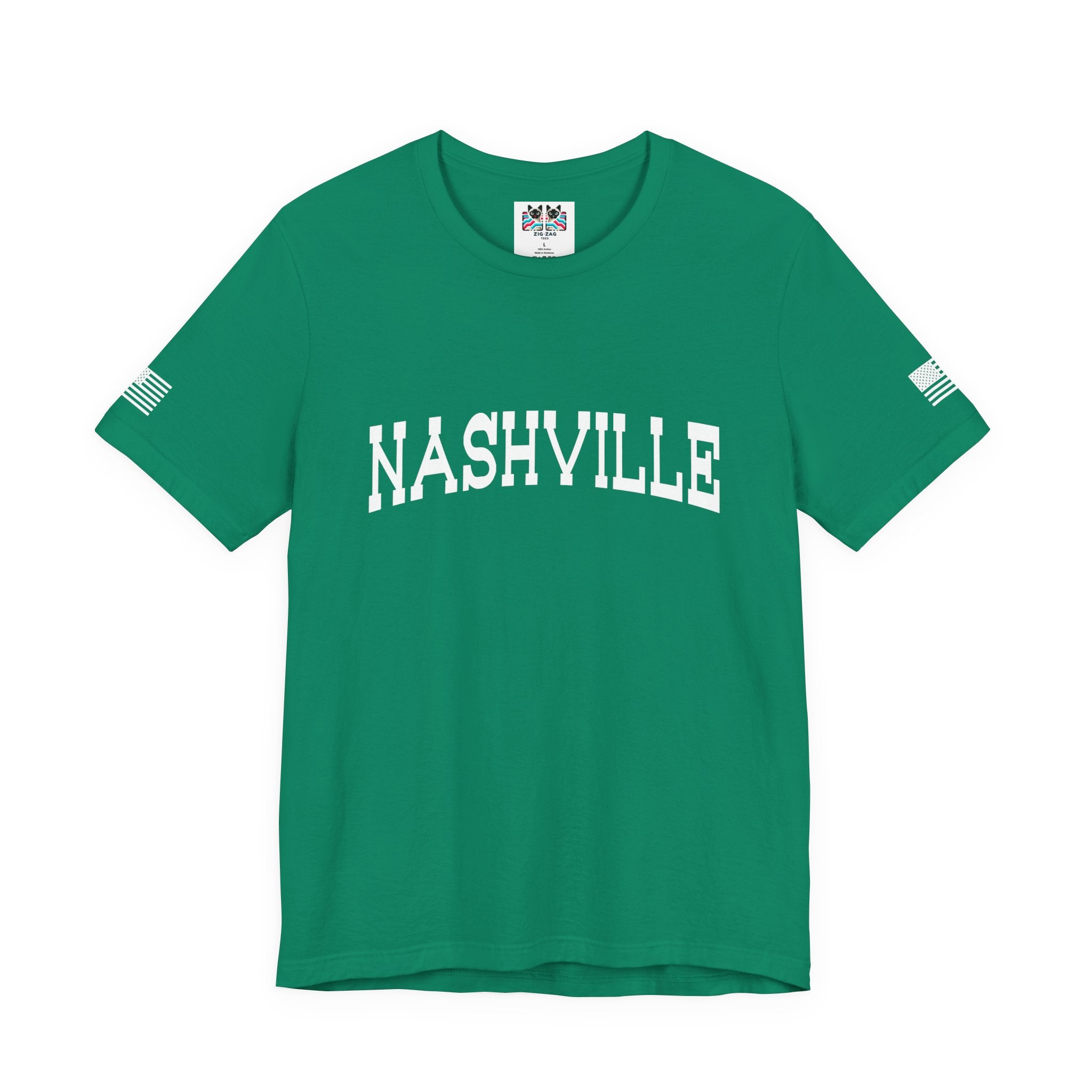 Nashville T-Shirt – Bold Arched Classic Typography Tee