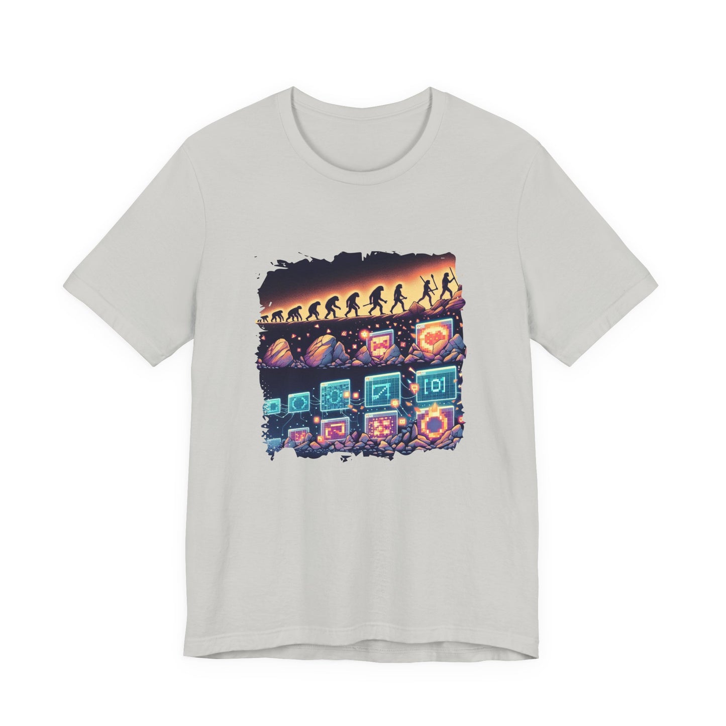 Cave Art to NFTs: The Evolution of Creativity Tshirt