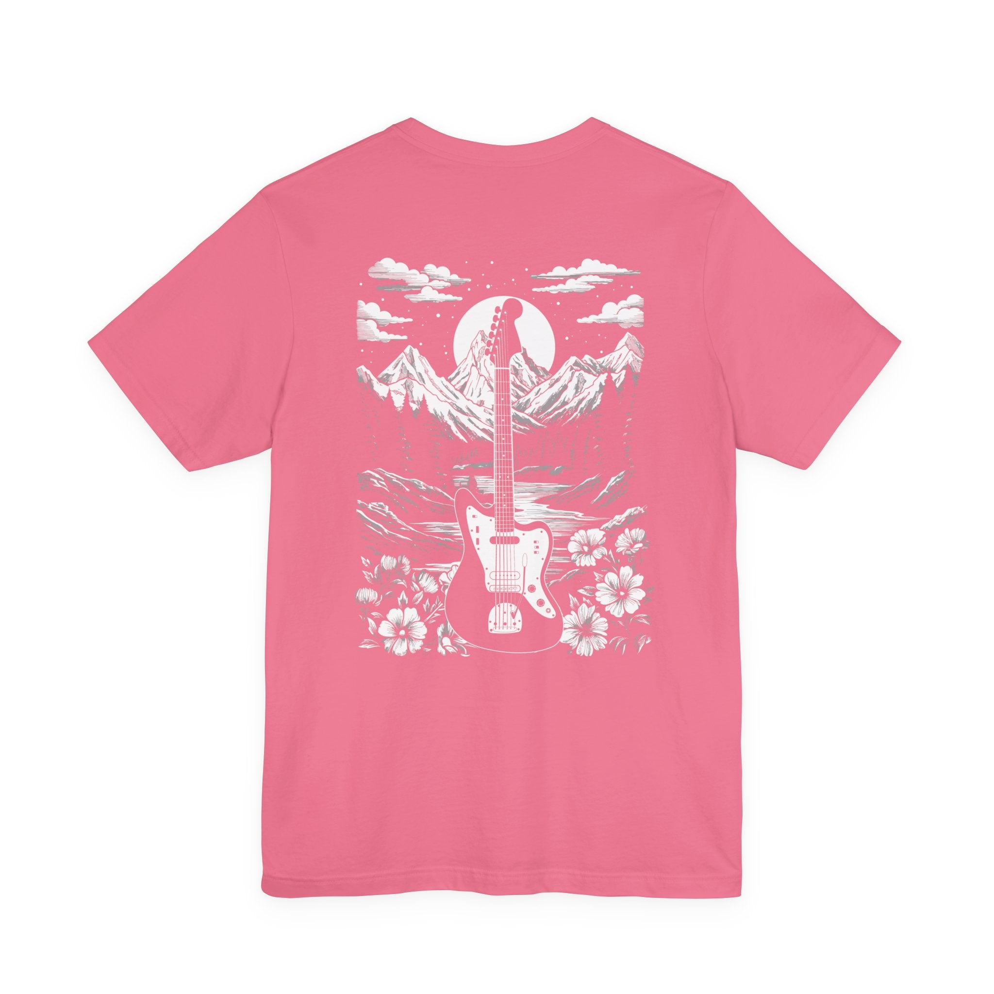 Unplugged With Nature Guitar Landscape T-Shirt