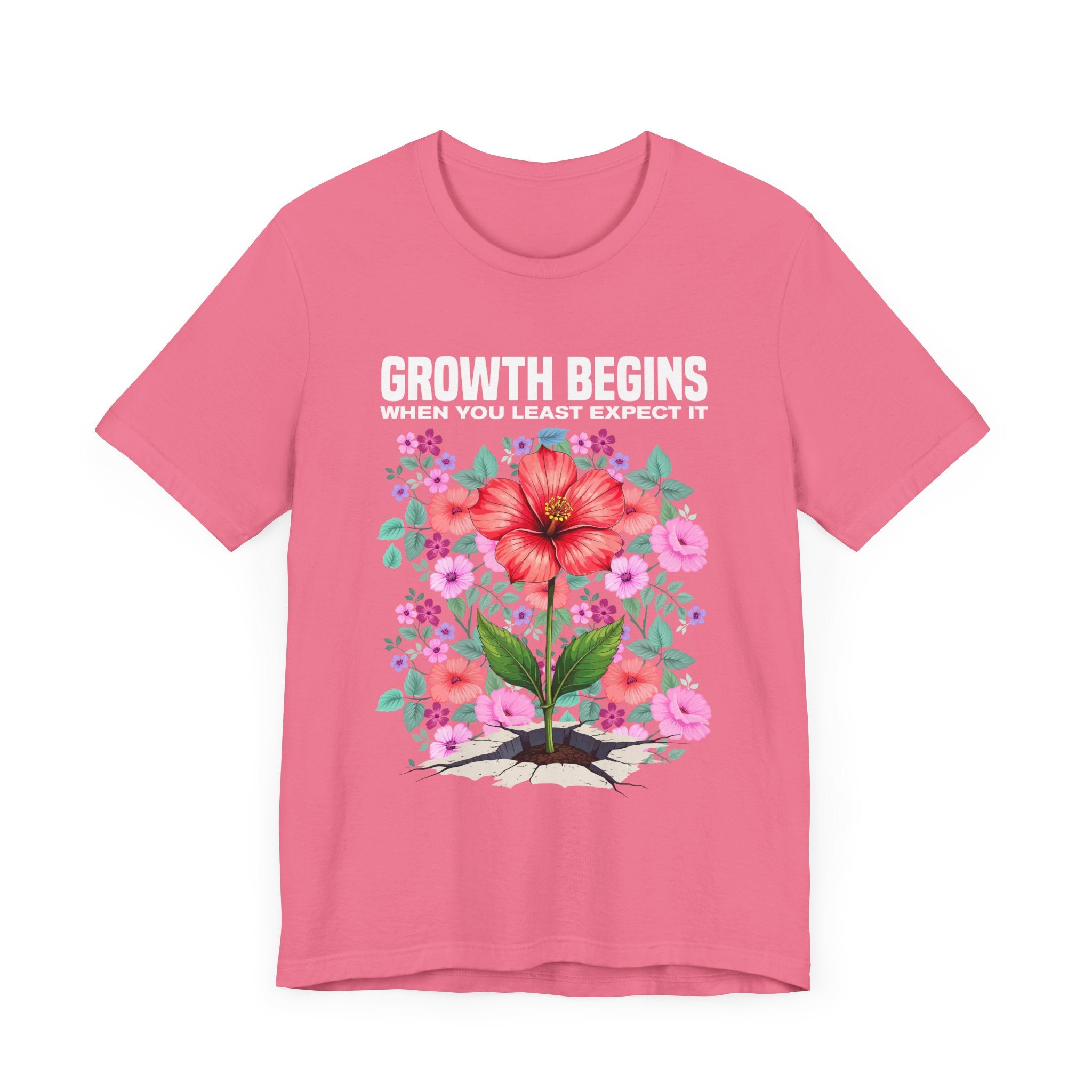 Bloom Where You Are Planted Tee, Inspirational Quote Shirt, Personal Growth Top, Garden Life Tee, Flourish Message Gift
