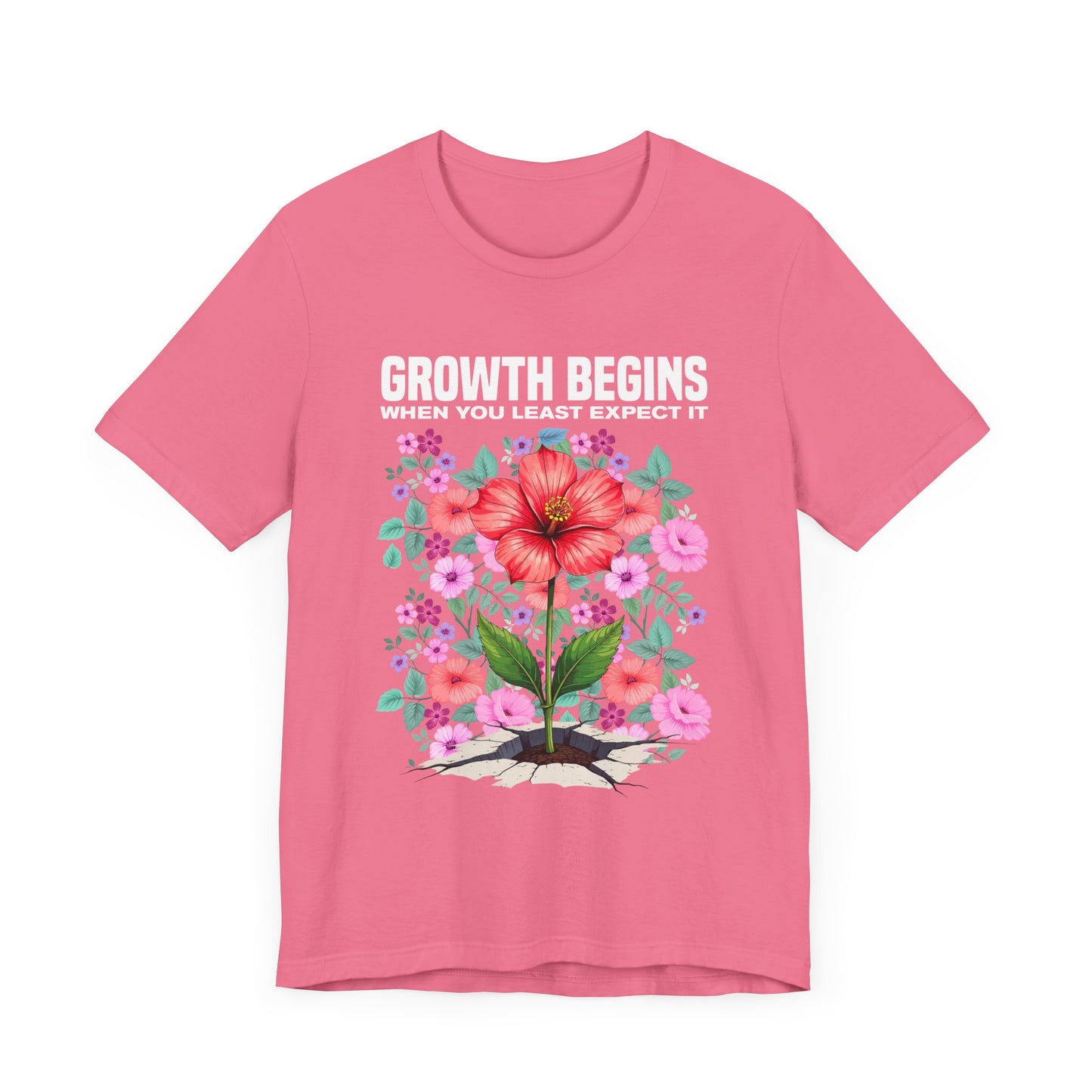Bloom Where You Are Planted Tee, Inspirational Quote Shirt, Personal Growth Top, Garden Life Tee, Flourish Message Gift